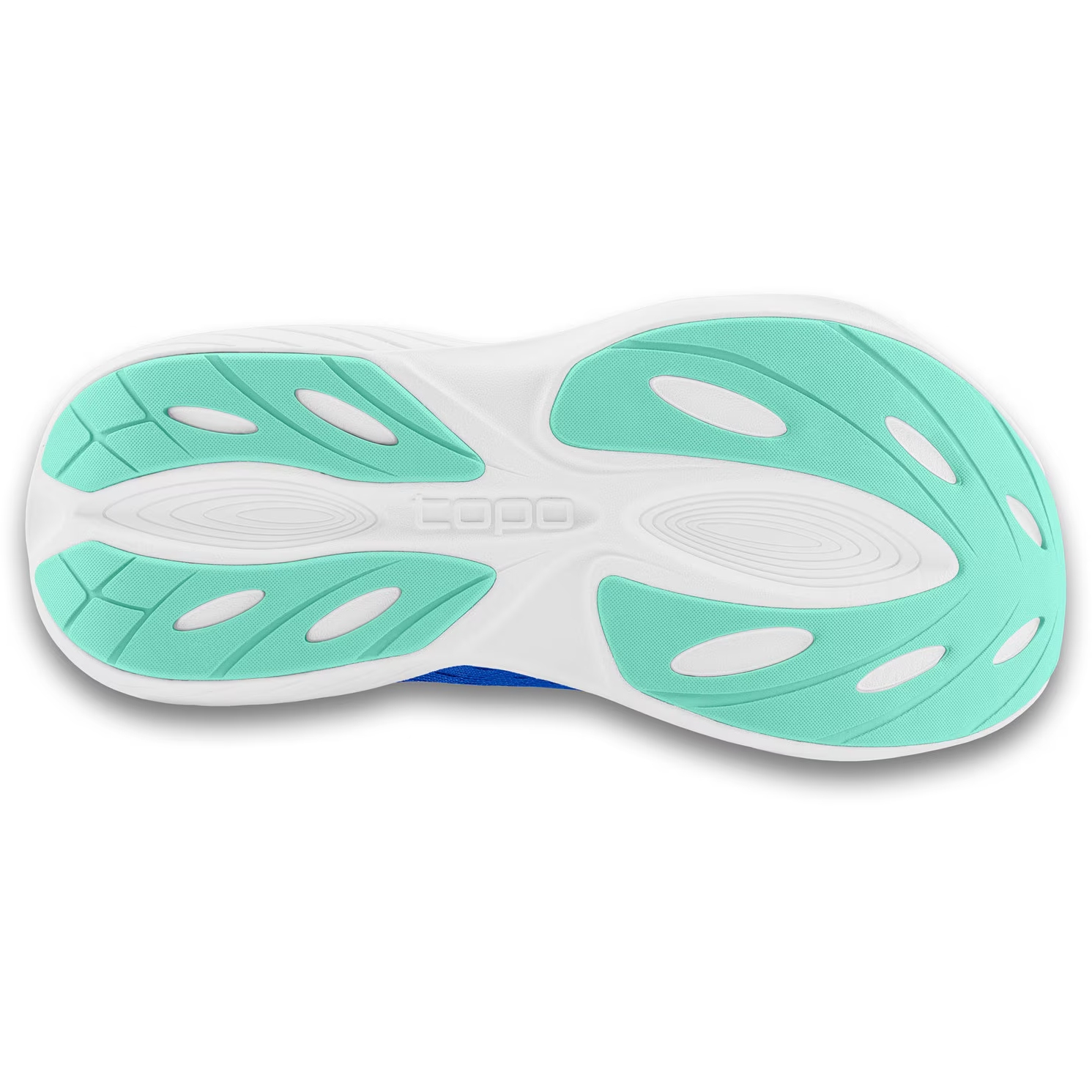 Zapatillas Running Topo Athletic Atmos - Amortiguación Máxima Azul/agua