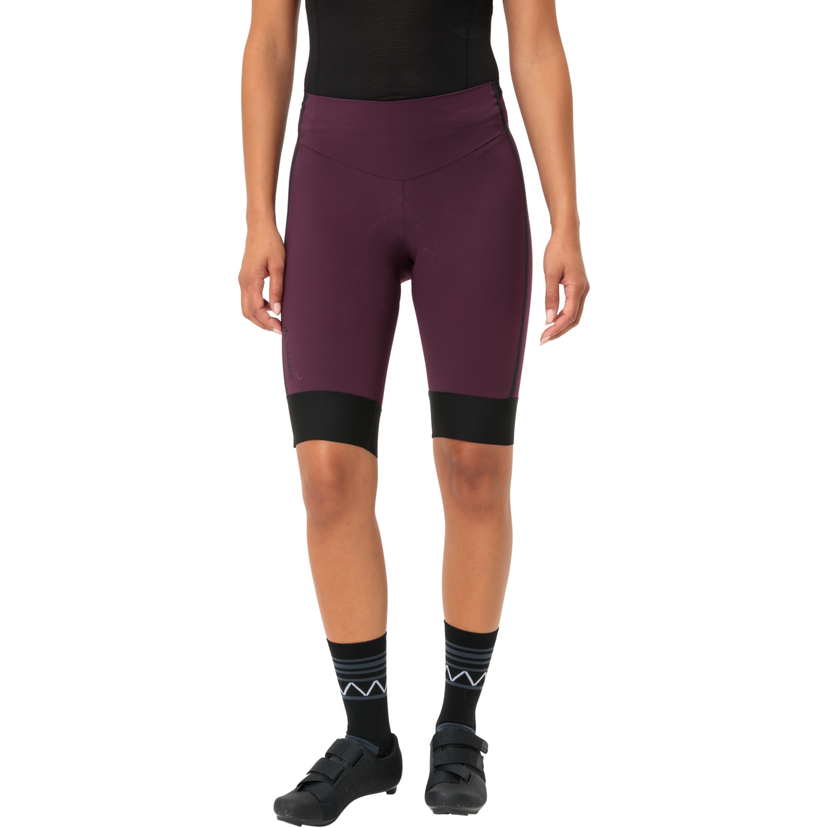 Photo produit de Vaude Short Cycliste Femme - Furka - cassis