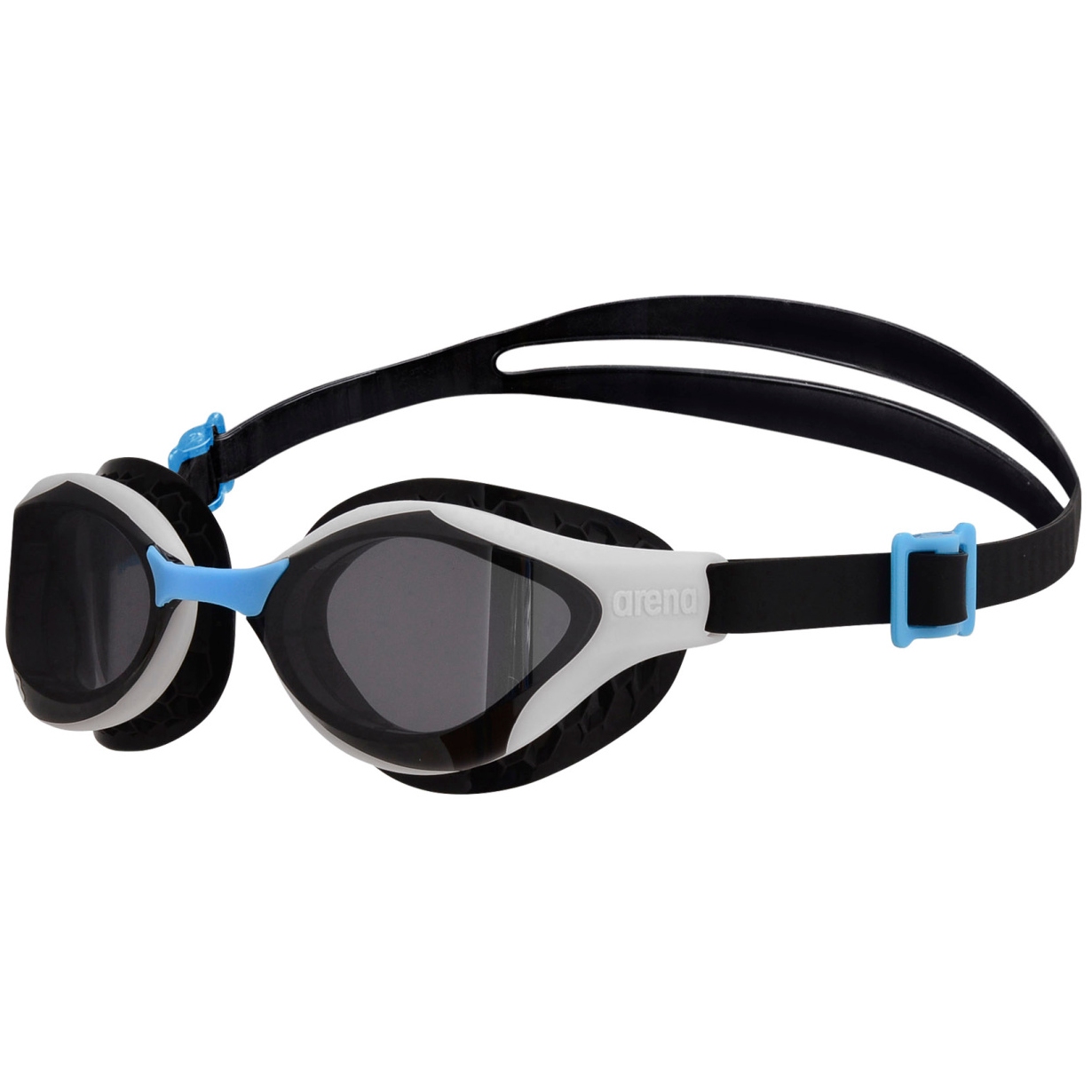 Picture of arena Air-Bold Swipe Swimming Goggles - Smoke - White/Black