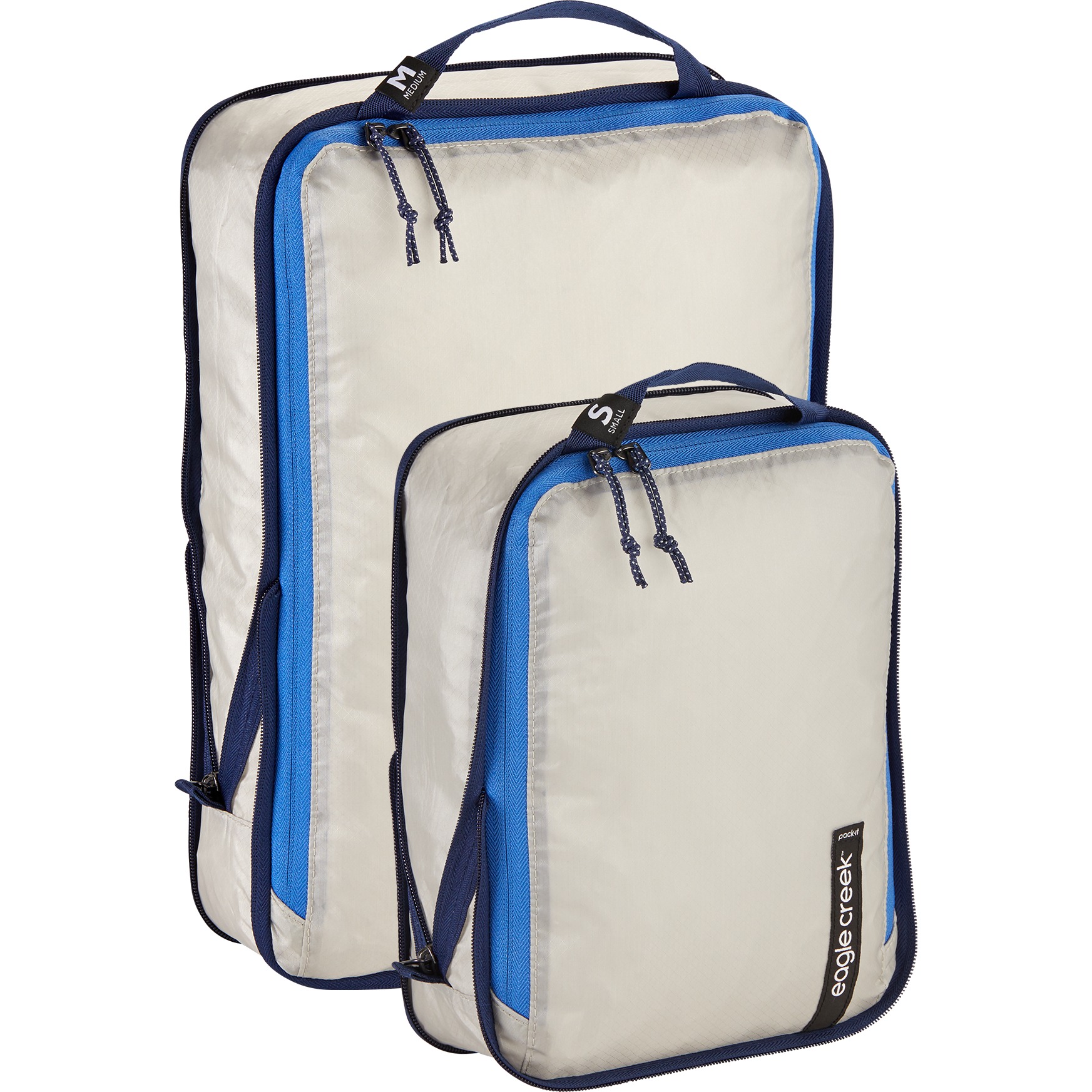 Picture of Eagle Creek Pack-It™ Isolate Compression Cube Set S/M - aizome blue grey