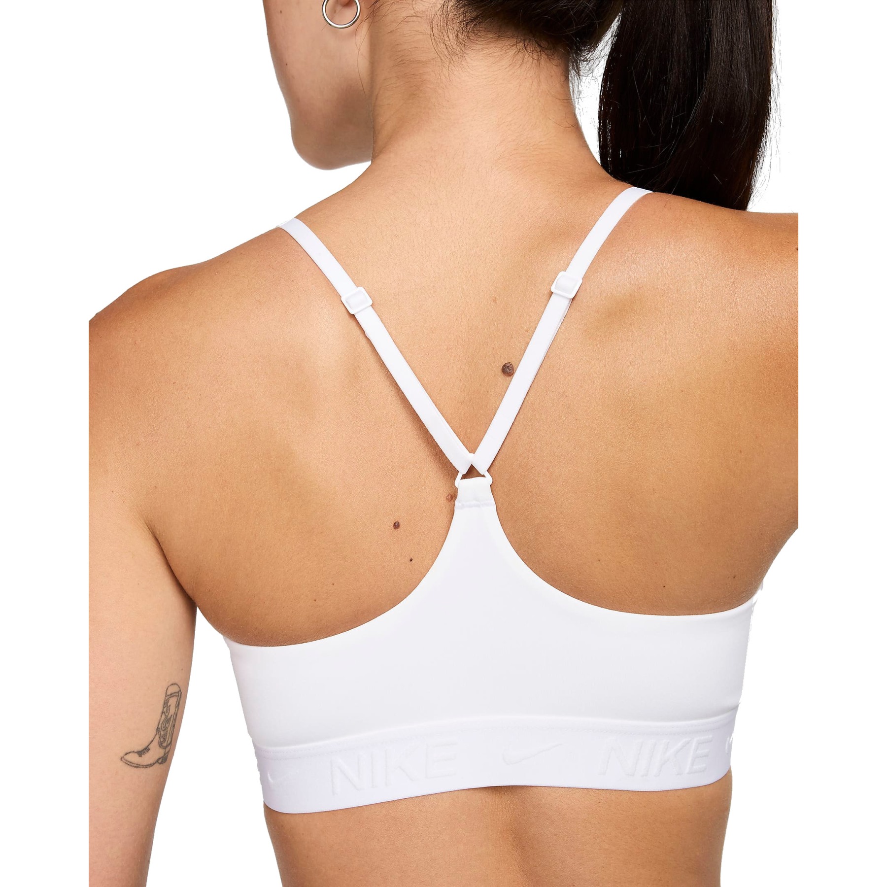 Nike indy sports bra white online