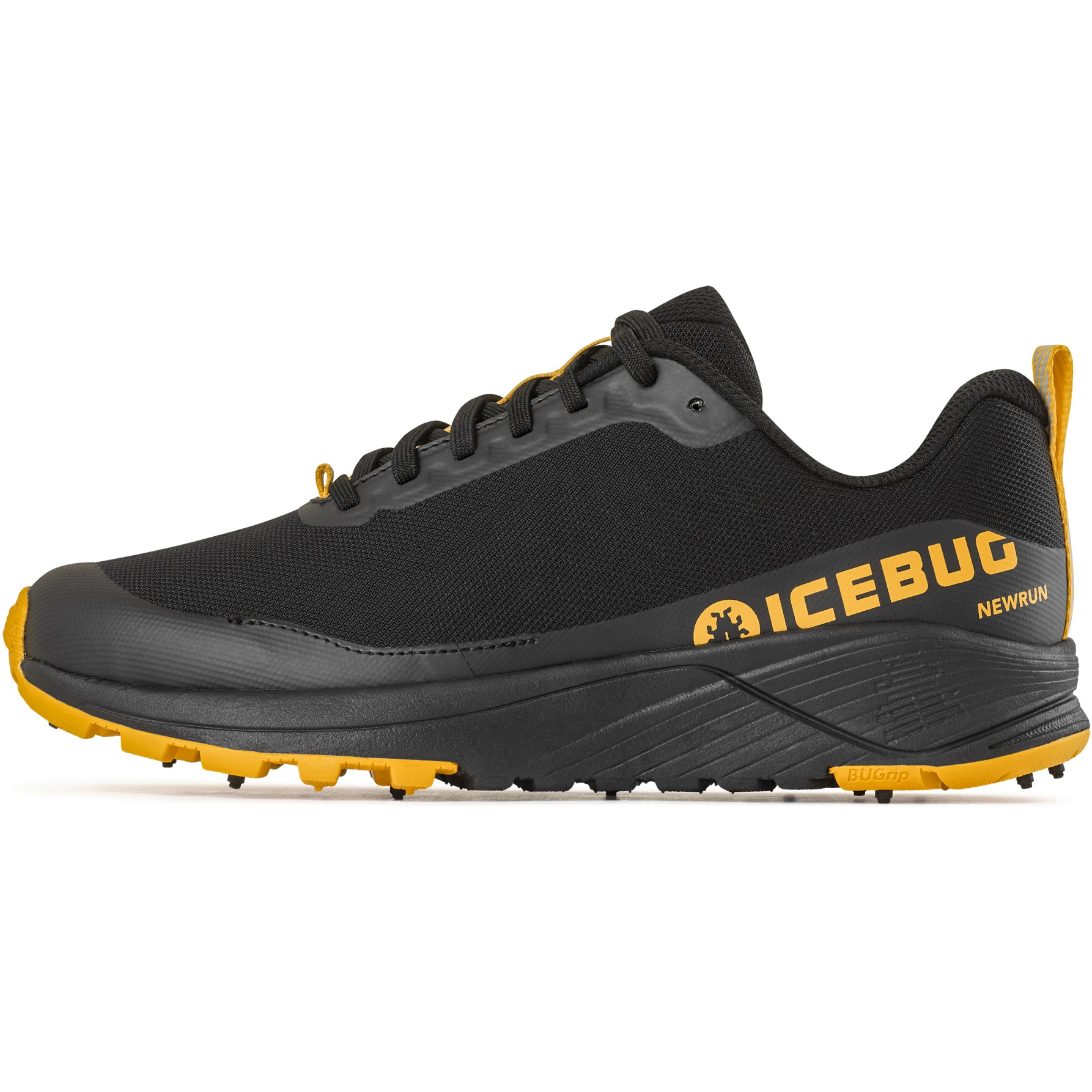 Picture of Icebug NewRun BUGrip Winter Running Shoes Men - black/apricot