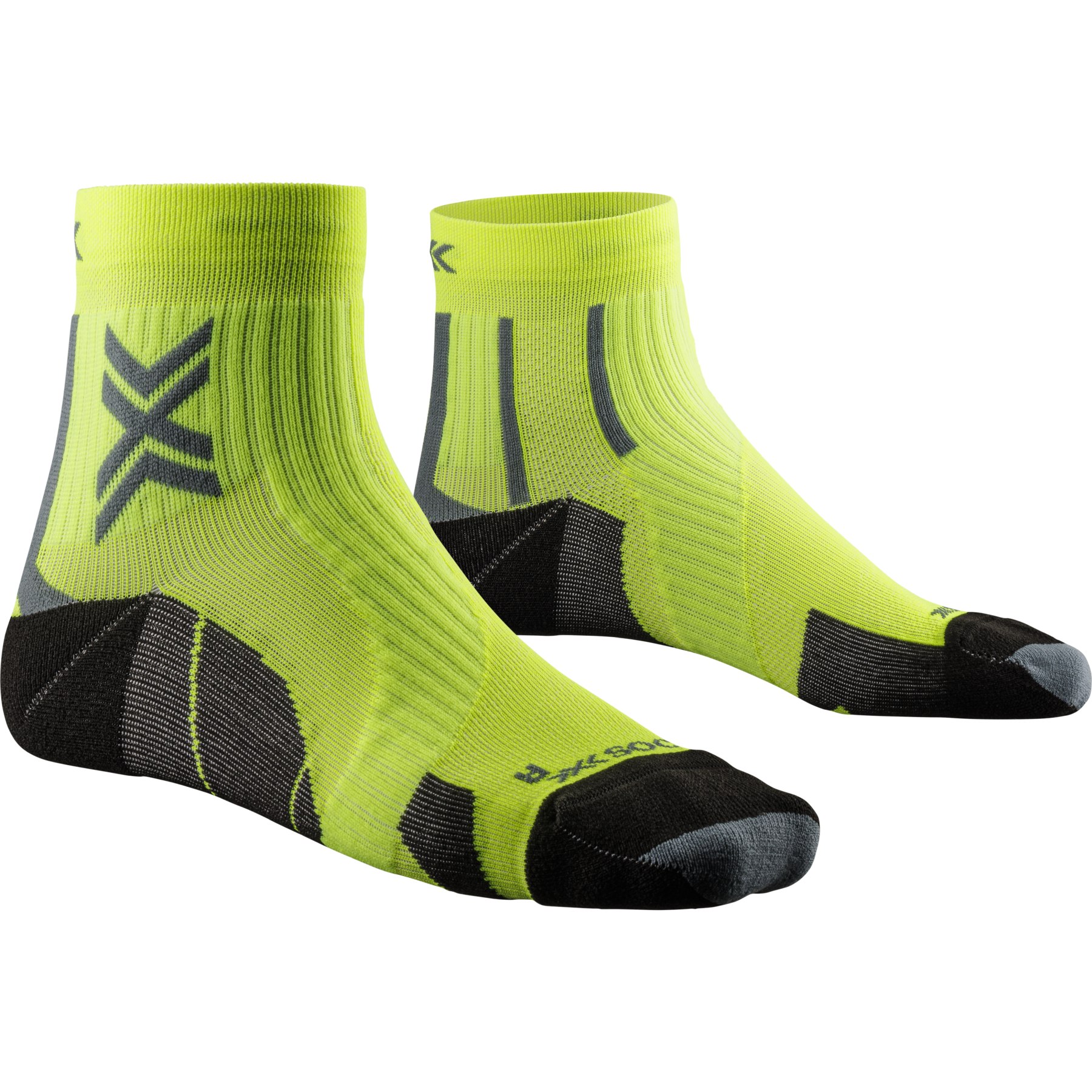 Produktbild von X-Socks Run Perform Ankle Socken - fluo yellow/opal black