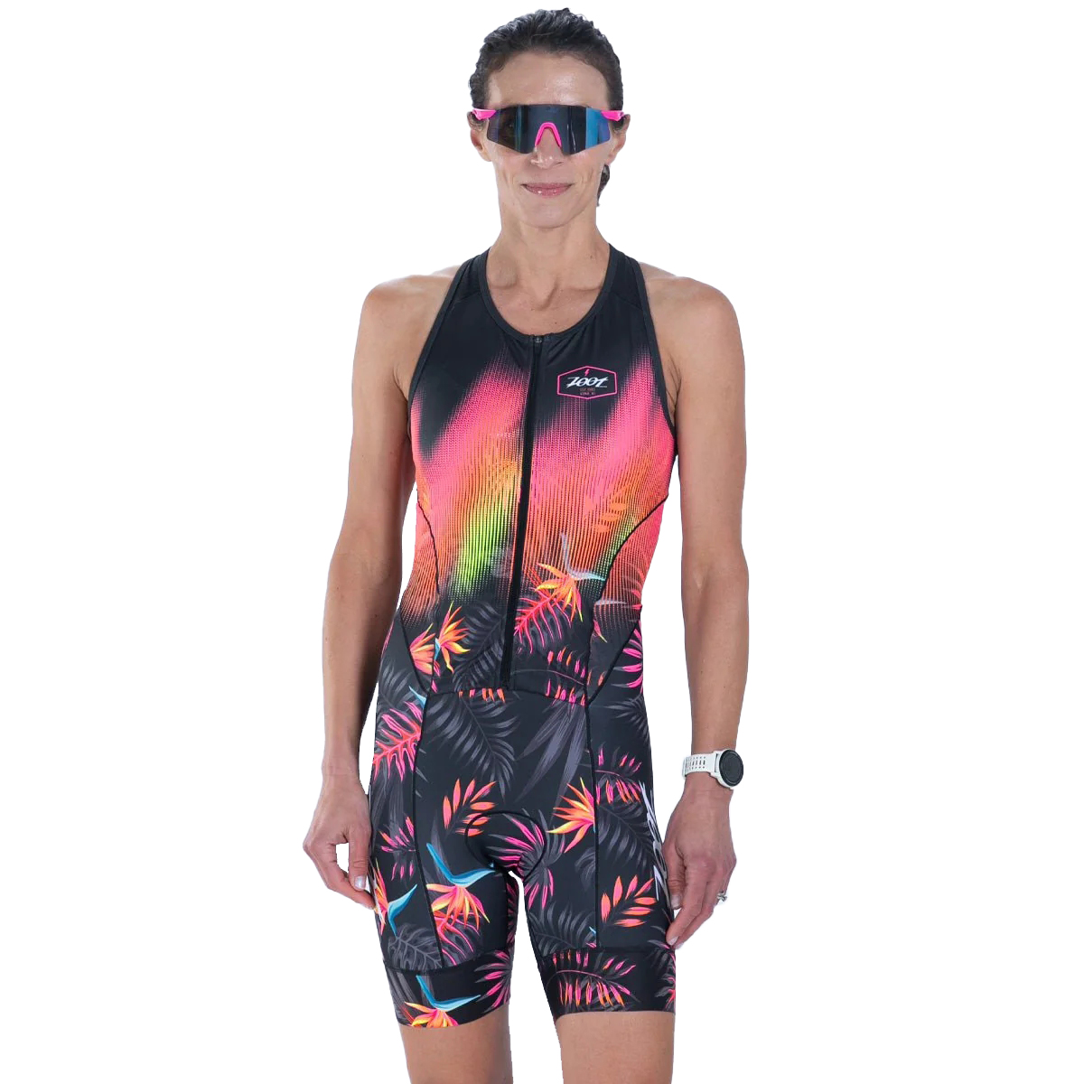 Produktbild von ZOOT LTD Full Zip Ärmelloser Triathlonanzug Damen - tropical magic