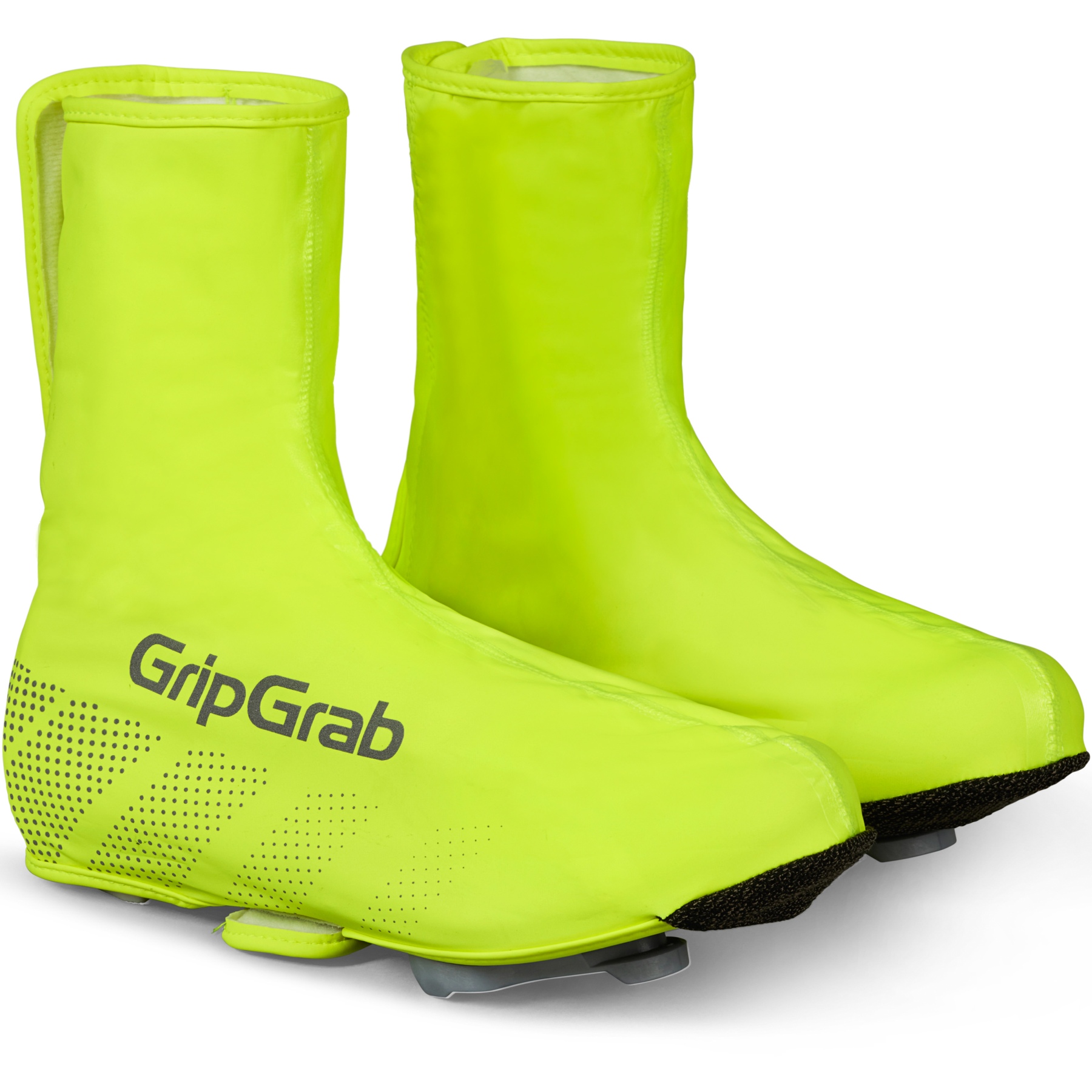 Picture of GripGrab Ride Waterproof Hi-Vis Shoe Cover - Yellow Hi-Vis