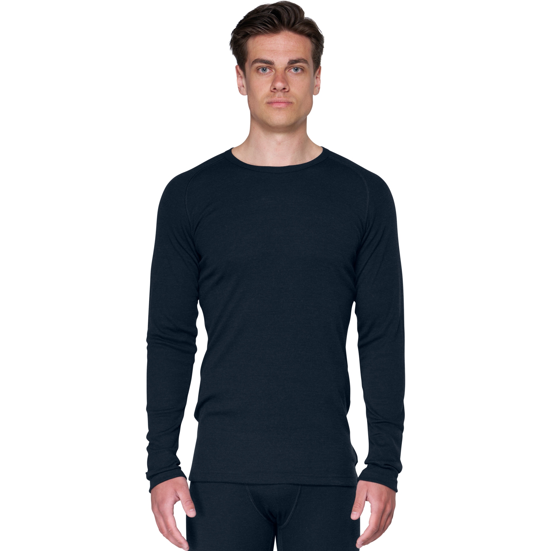 Мужская рубашка с длинным рукавом Devold Lauparen Merino 190 Base - 284A Ink