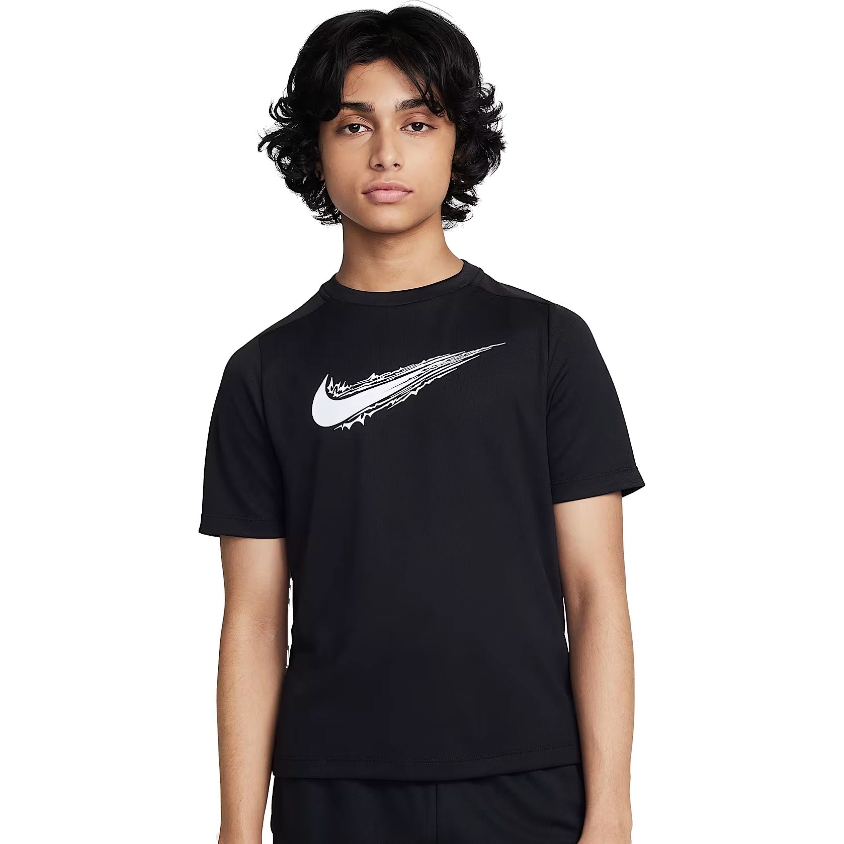 Produktbild von Nike Dri-FIT Multi Kurzarmoberteil Kinder - black/white HF8100-010