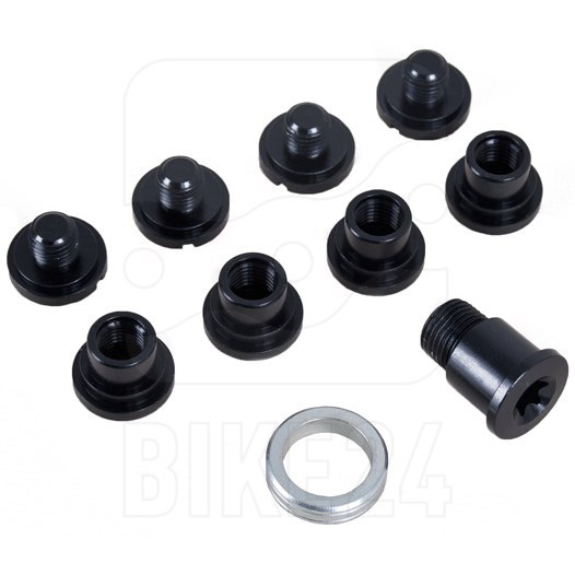 Productfoto van Stronglight Chainring Bolts Set Inox for Campagnolo Ultra Torque 11-speed - black