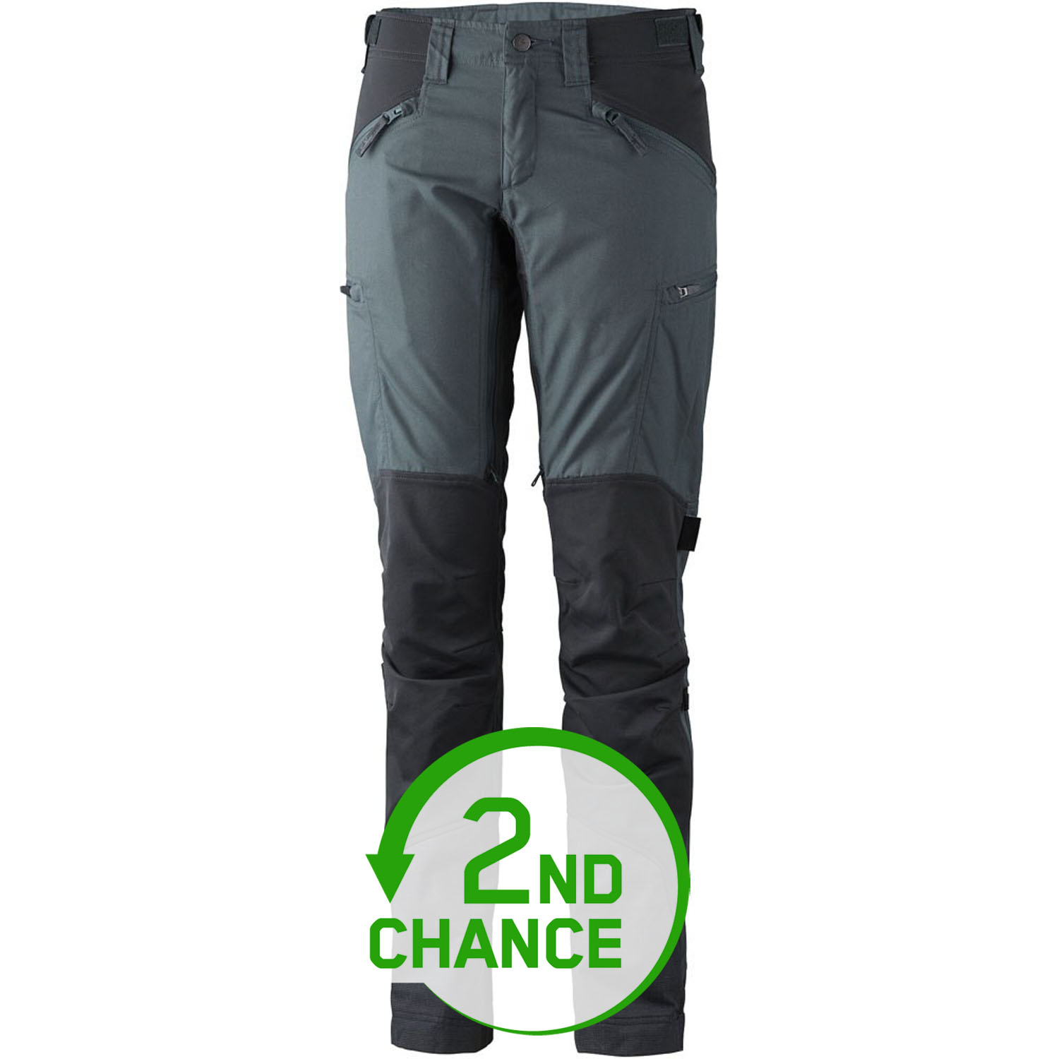 Picture of Lundhags Makke Hiking Pants Women - Regular - Dark Agave/Seaweed 655 - 2nd Choice