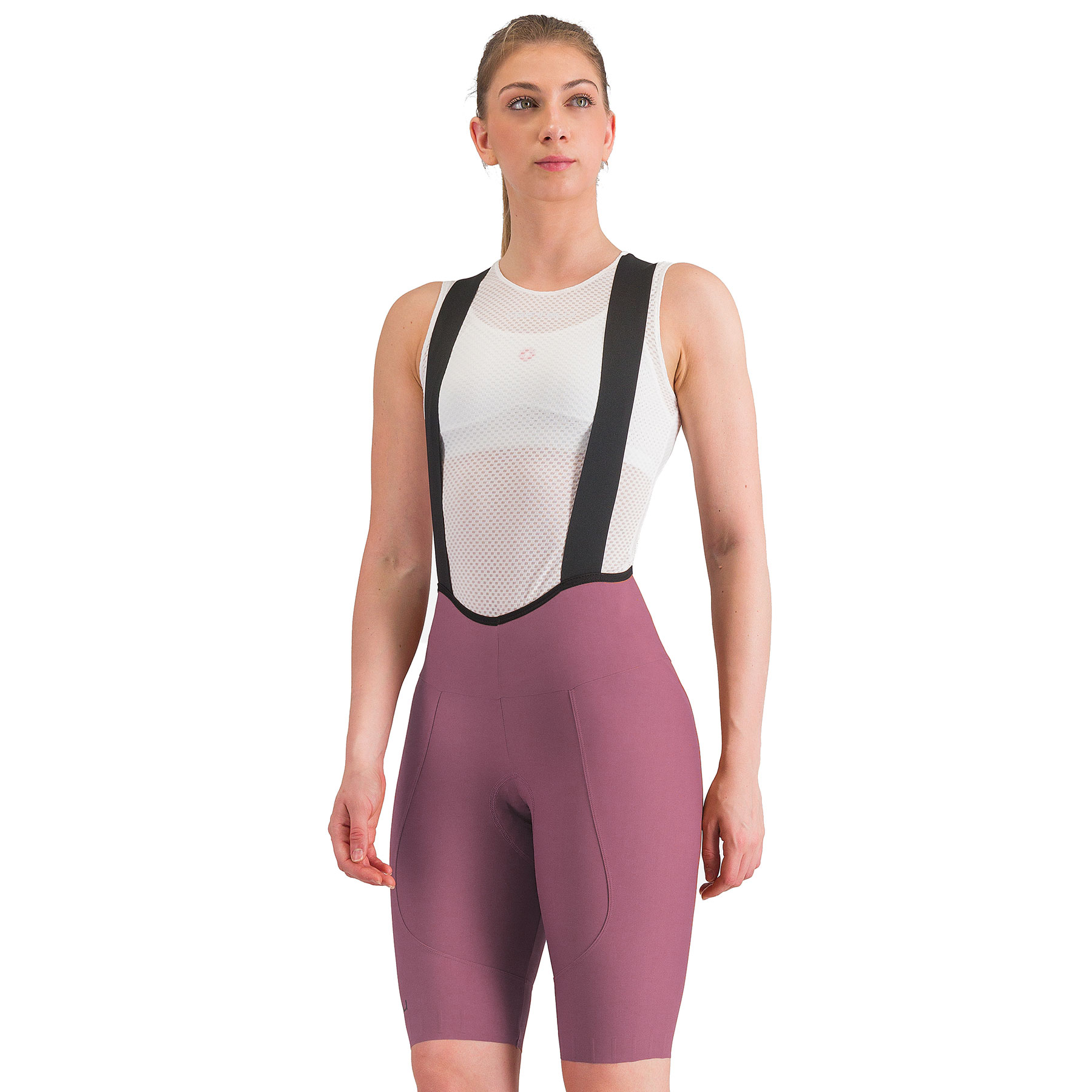 Productfoto van Castelli Espresso DT Salopette Ciclismo Corta Dames - deep purple 529