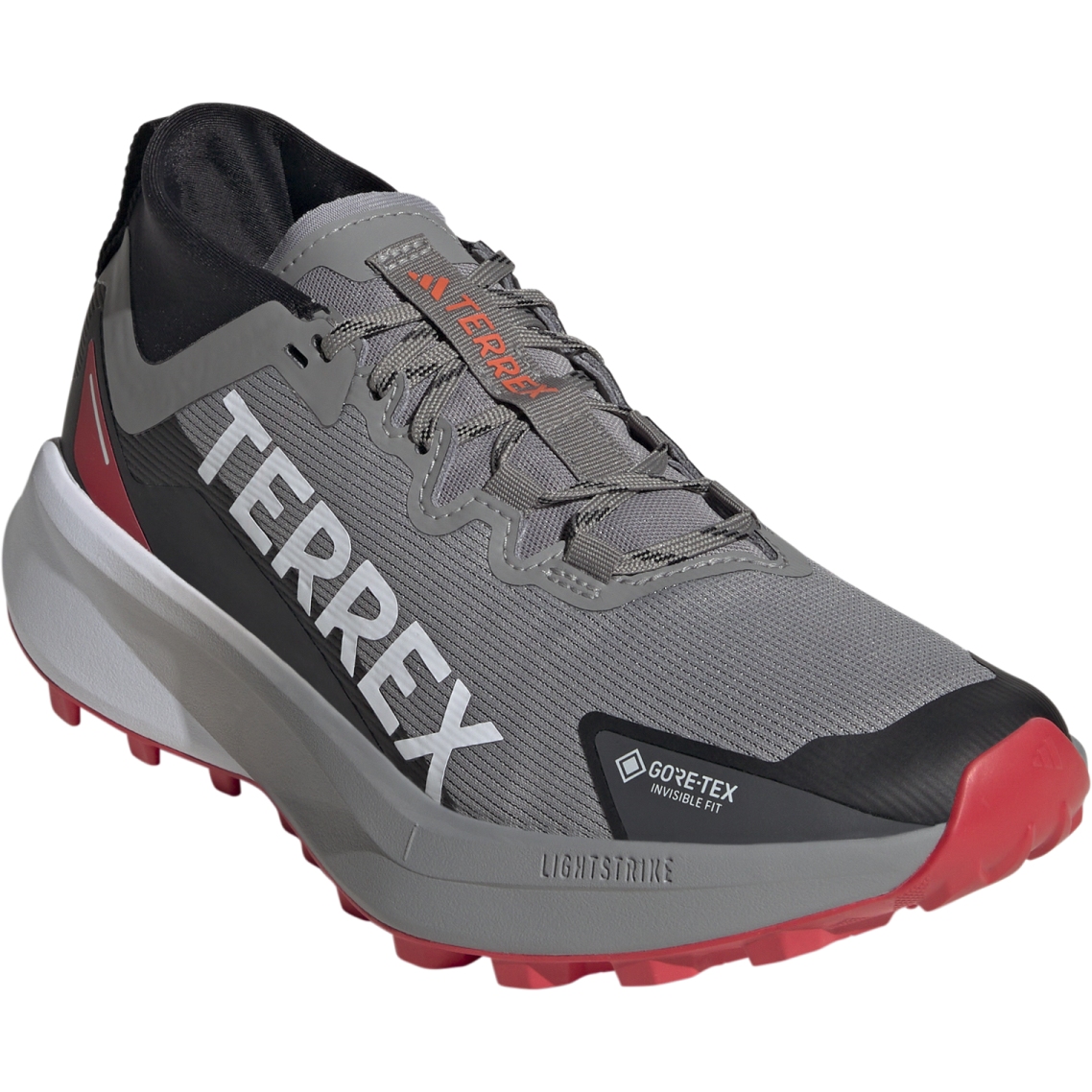 Produktbild von adidas TERREX Agravic GORE-TEX Trailrunningschuhe Damen - charcoal solid grey/white/pure ruby IH3776