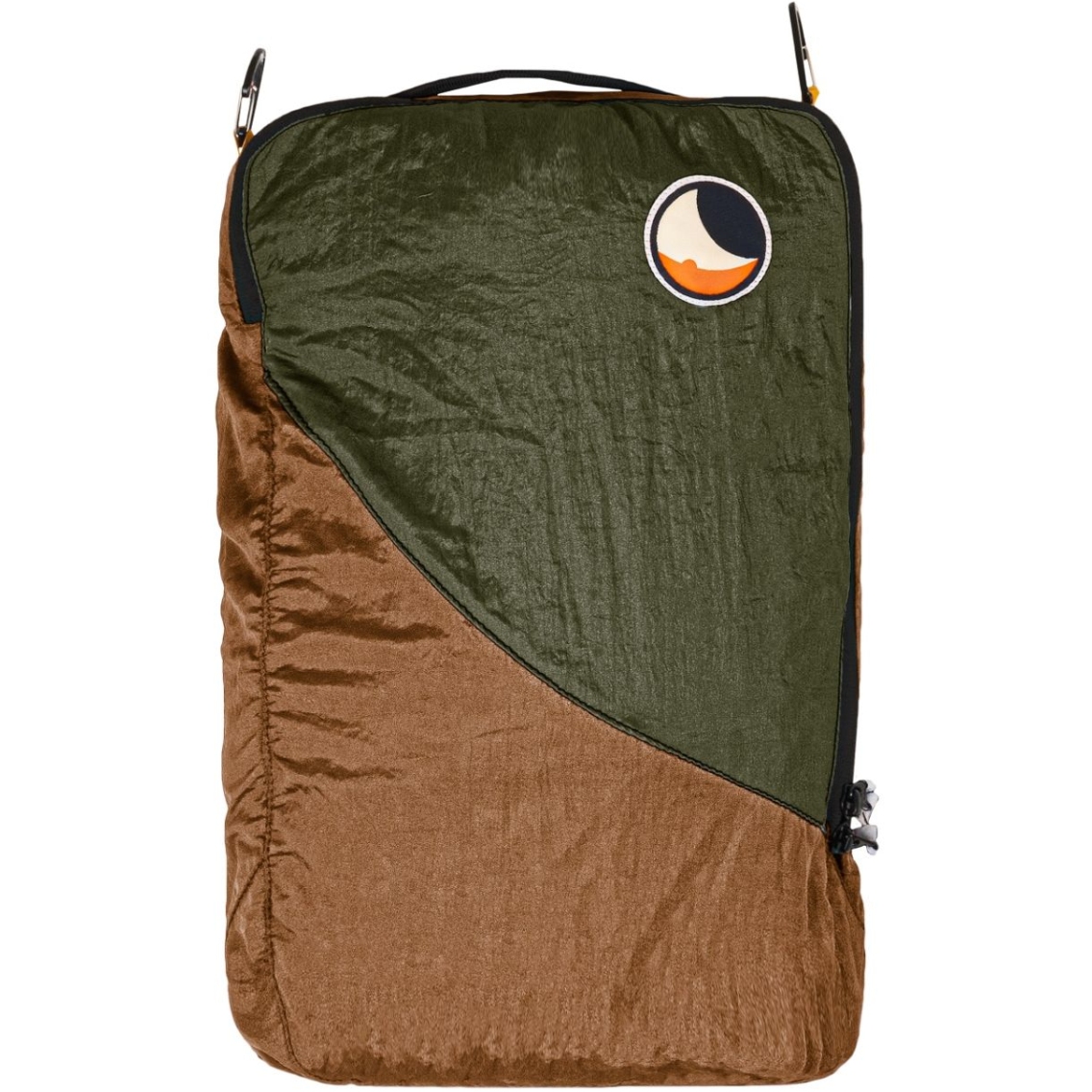 Picture of Ticket To The Moon Travel Cube L - Brown / Army Green