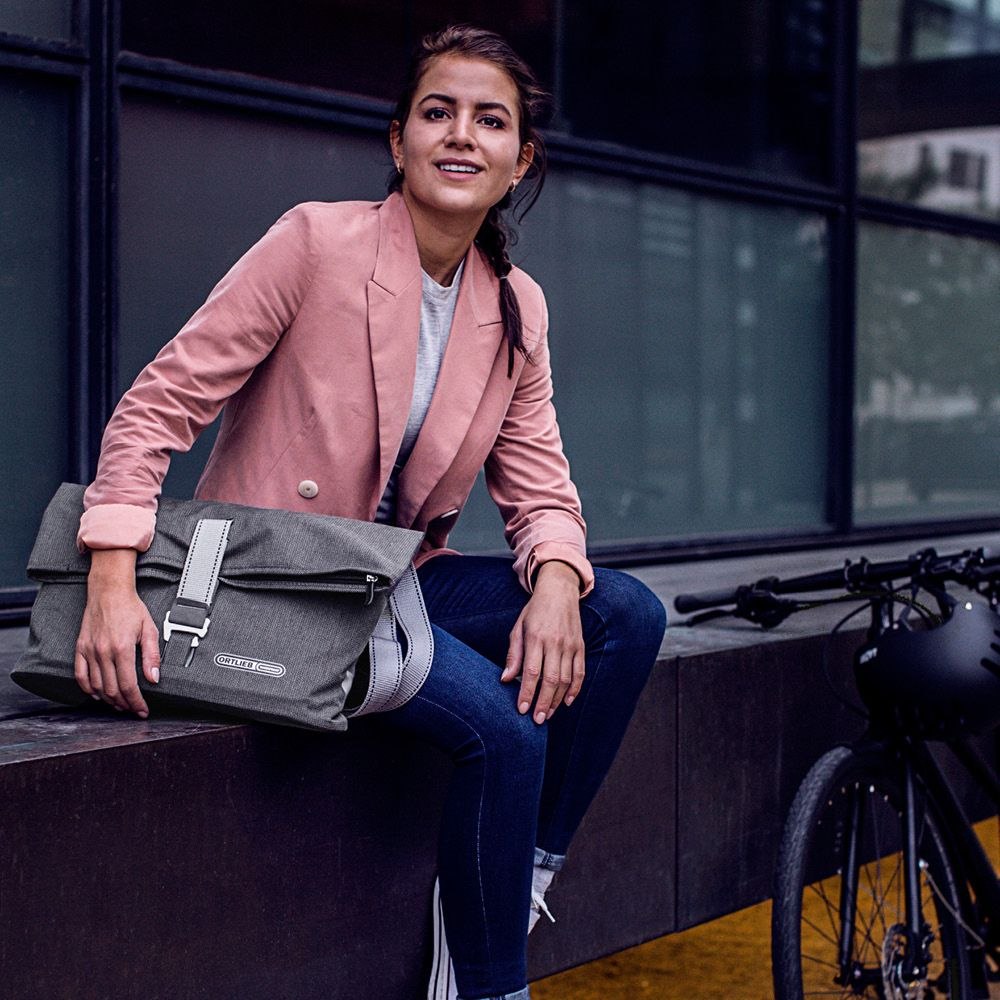 ORTLIEB Twin-City Urban - QL2.1 Shoulder & Bike Bag - 9L - pepper