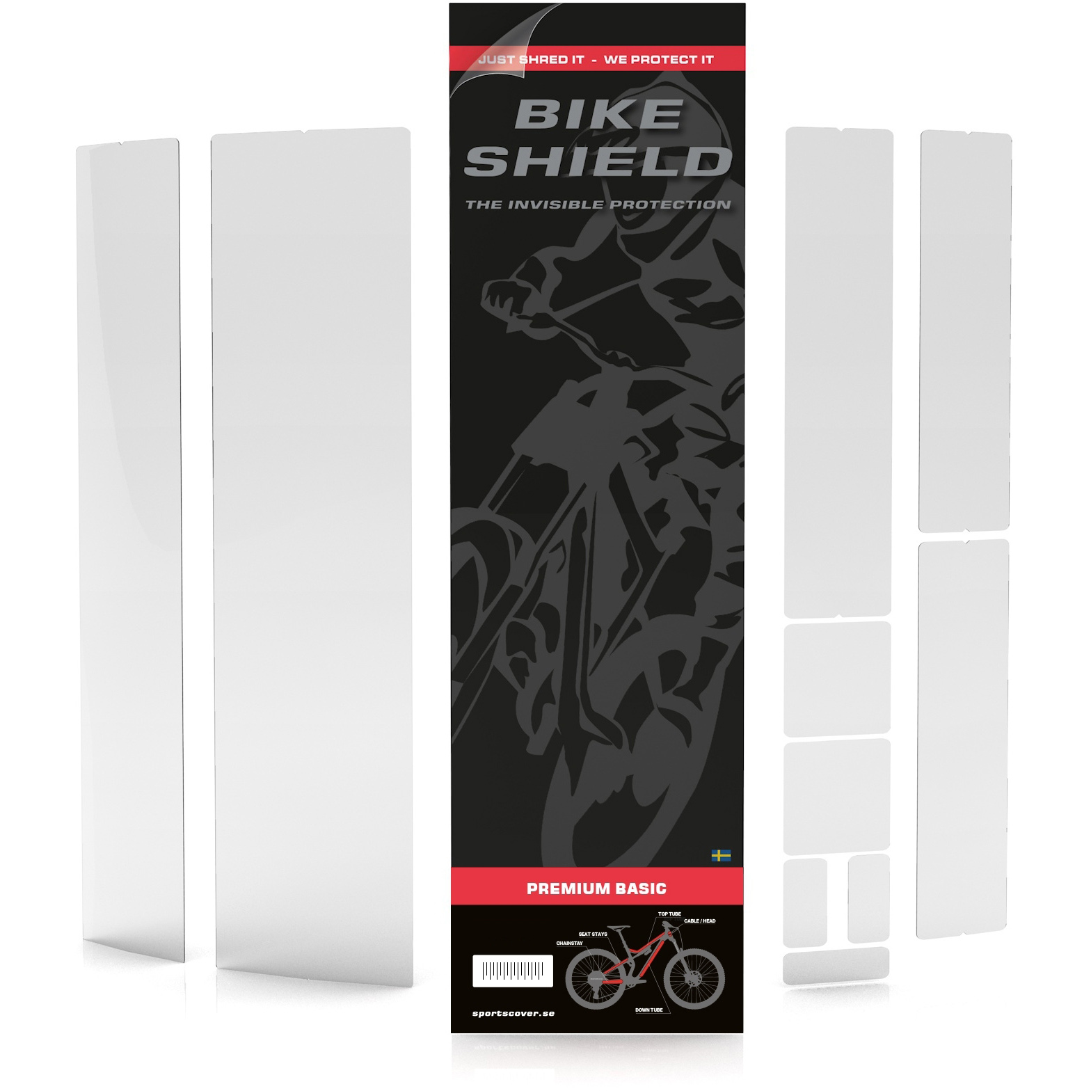 Productfoto van BikeShield Beschermfolie voor het Frame - Premium Basic Complete Set - standard