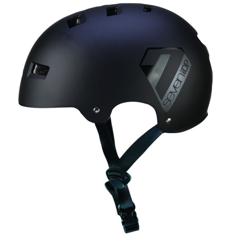 Produktbild von 7 Protection 7iDP M3 Helm - matt black/gloss black graphics