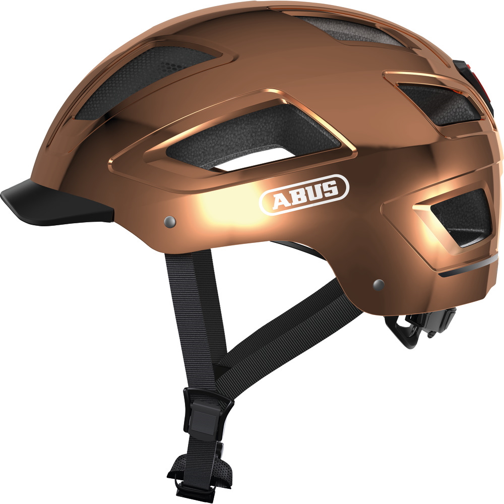 Image of ABUS Hyban 2.0 Helmet - chrome rose