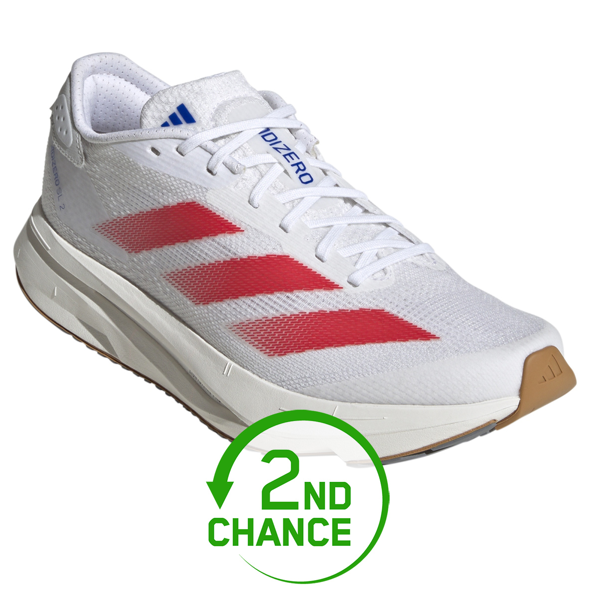 Produktbild von adidas Adizero Sl2 Laufschuhe Damen - white/pure ruby/royal blue IF9385 - B-Ware