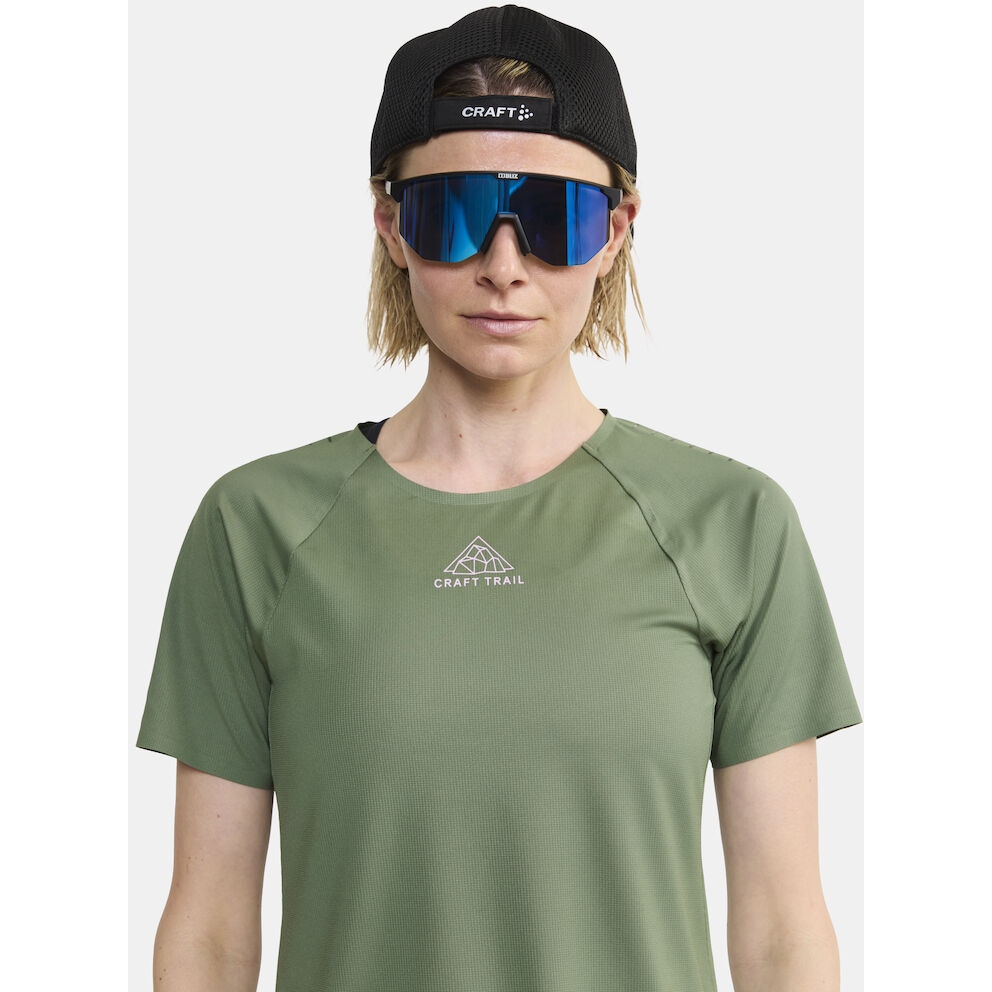 CRAFT Pro Trail T-Shirt Dames Thyme BIKE24