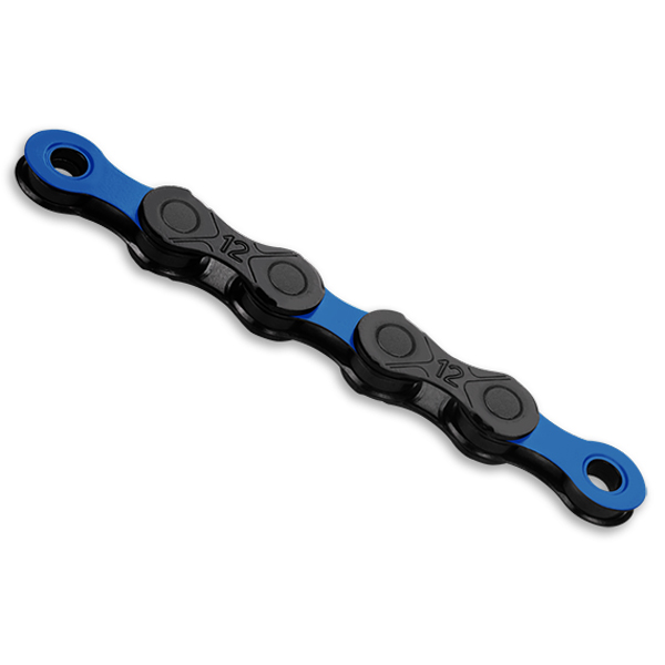 Image of KMC DLC 12 Chain - 12-speed - black/blue