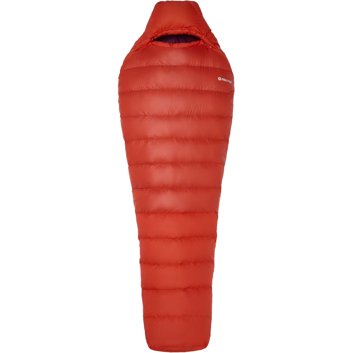 Produktbild von Marmot Mad River 40 Short Daunenschlafsack - Zip left - red sun/blackberry