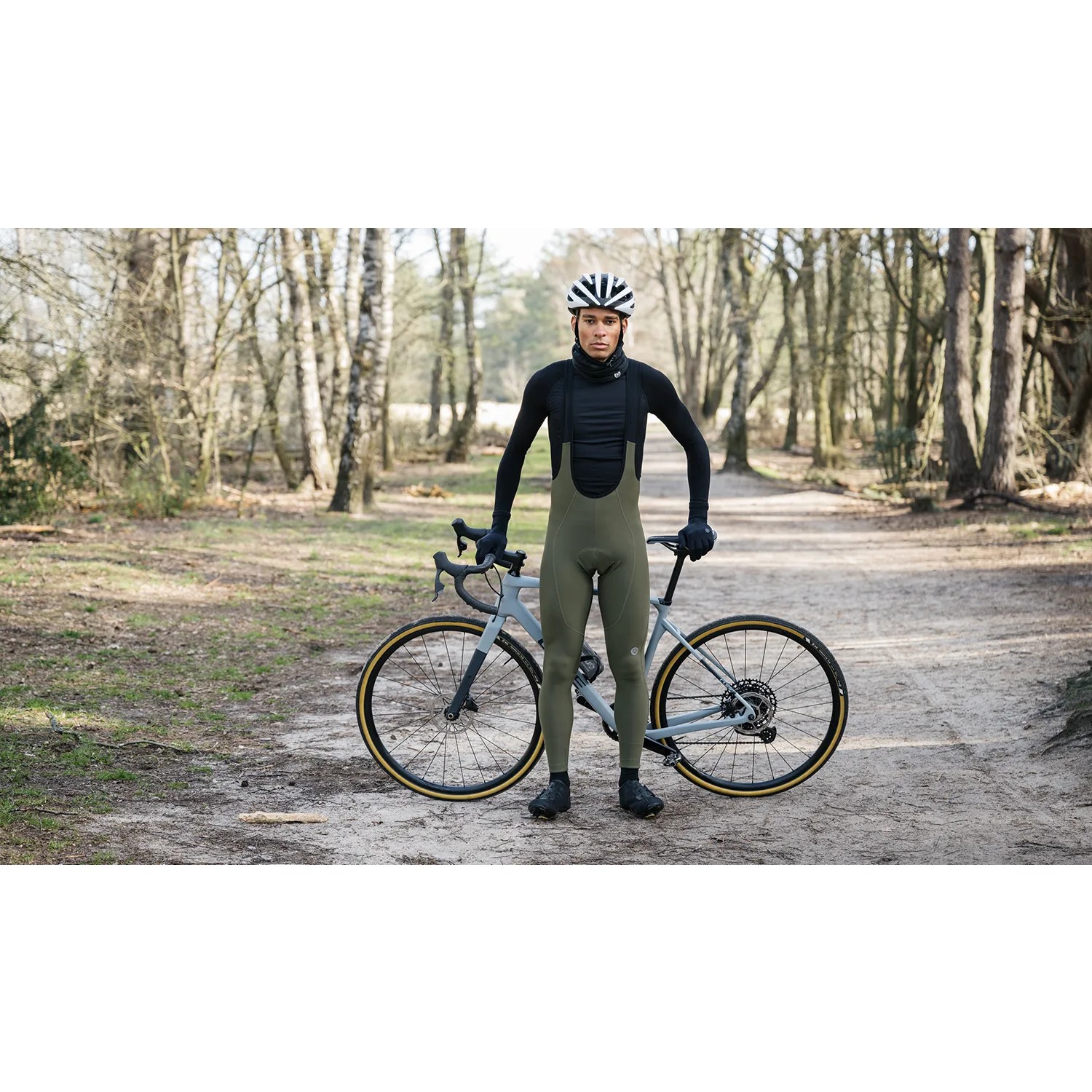 Salopette Cyclisme Homme AGU Essential II Avec Padding - Vert 95, Taille M