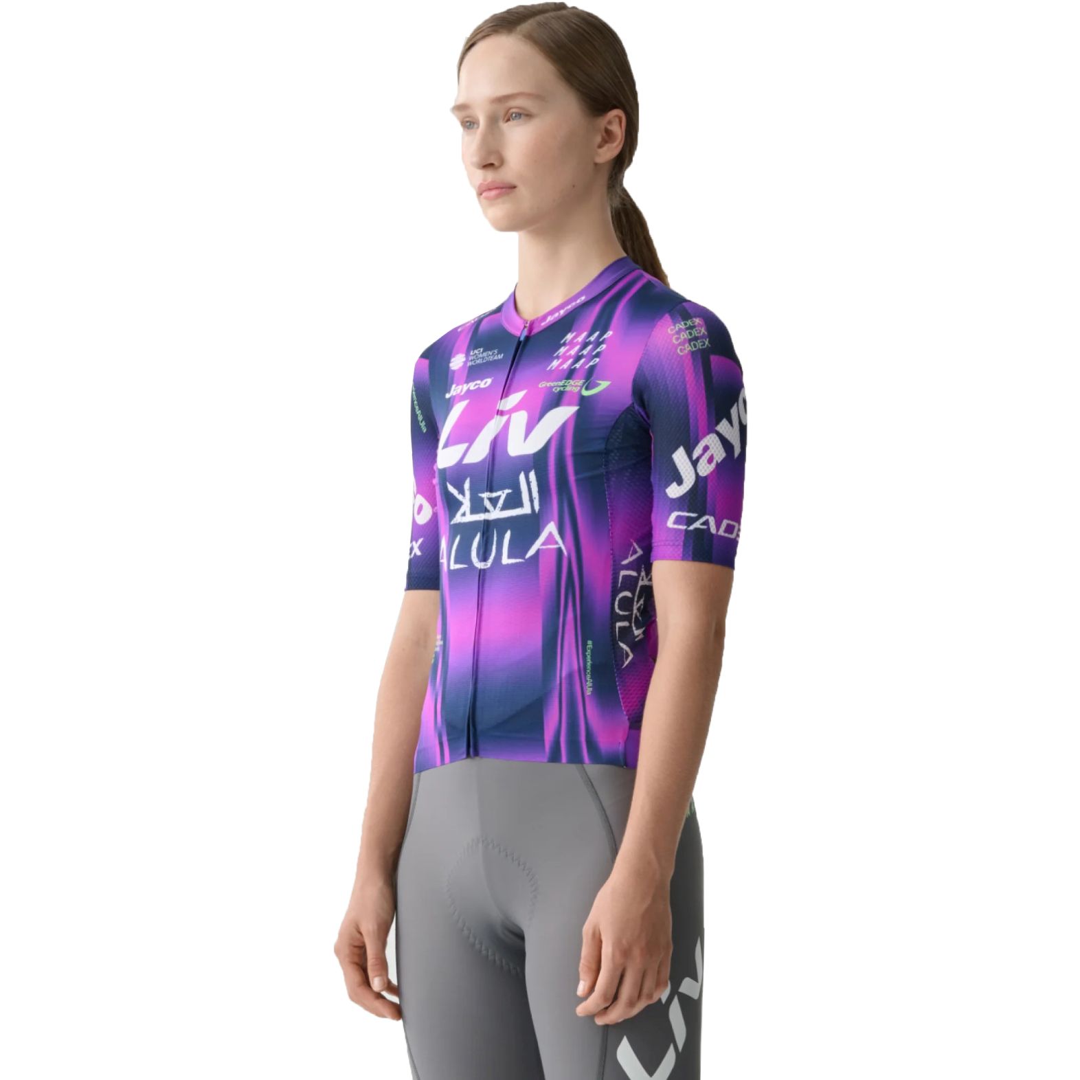 Picture of MAAP GreenEDGE Pro Air Jersey Women - aurora/midnight