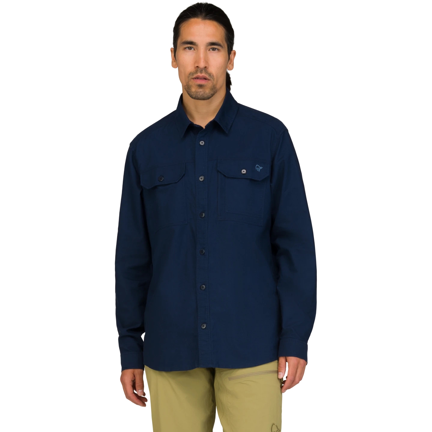 Produktbild von Norrona femund cotton Hemd Herren - Navy Blazer