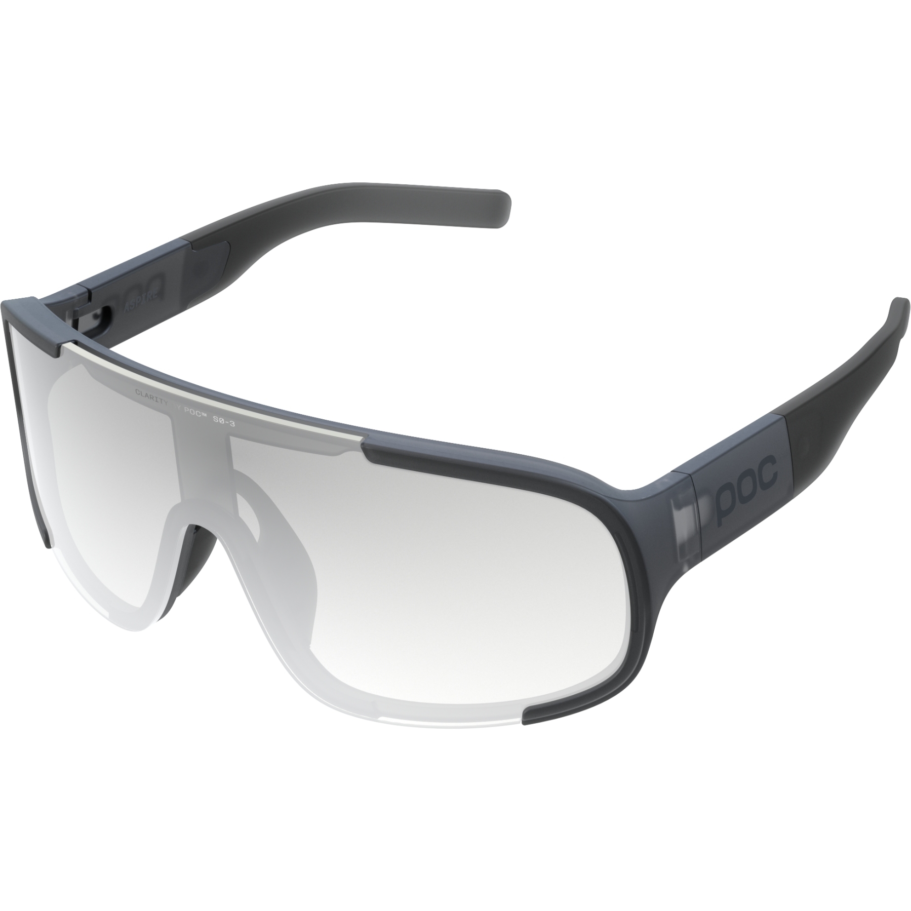 Produktbild von POC Aspire Brille - Translucent Black / Clarity Photochromic/Changeable Grey