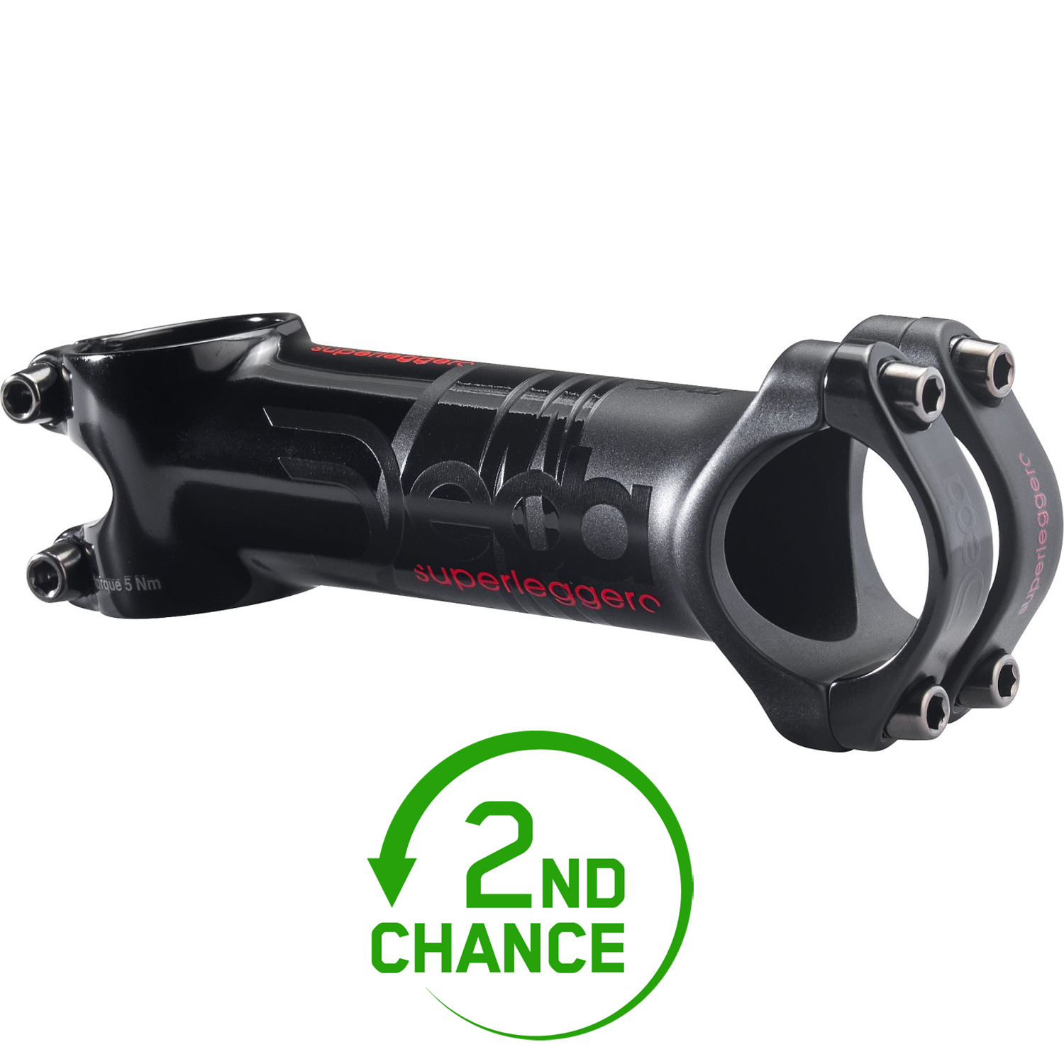 Bild von Deda Superleggero Vorbau - 31,7 - polish on black (POB) - B-Ware