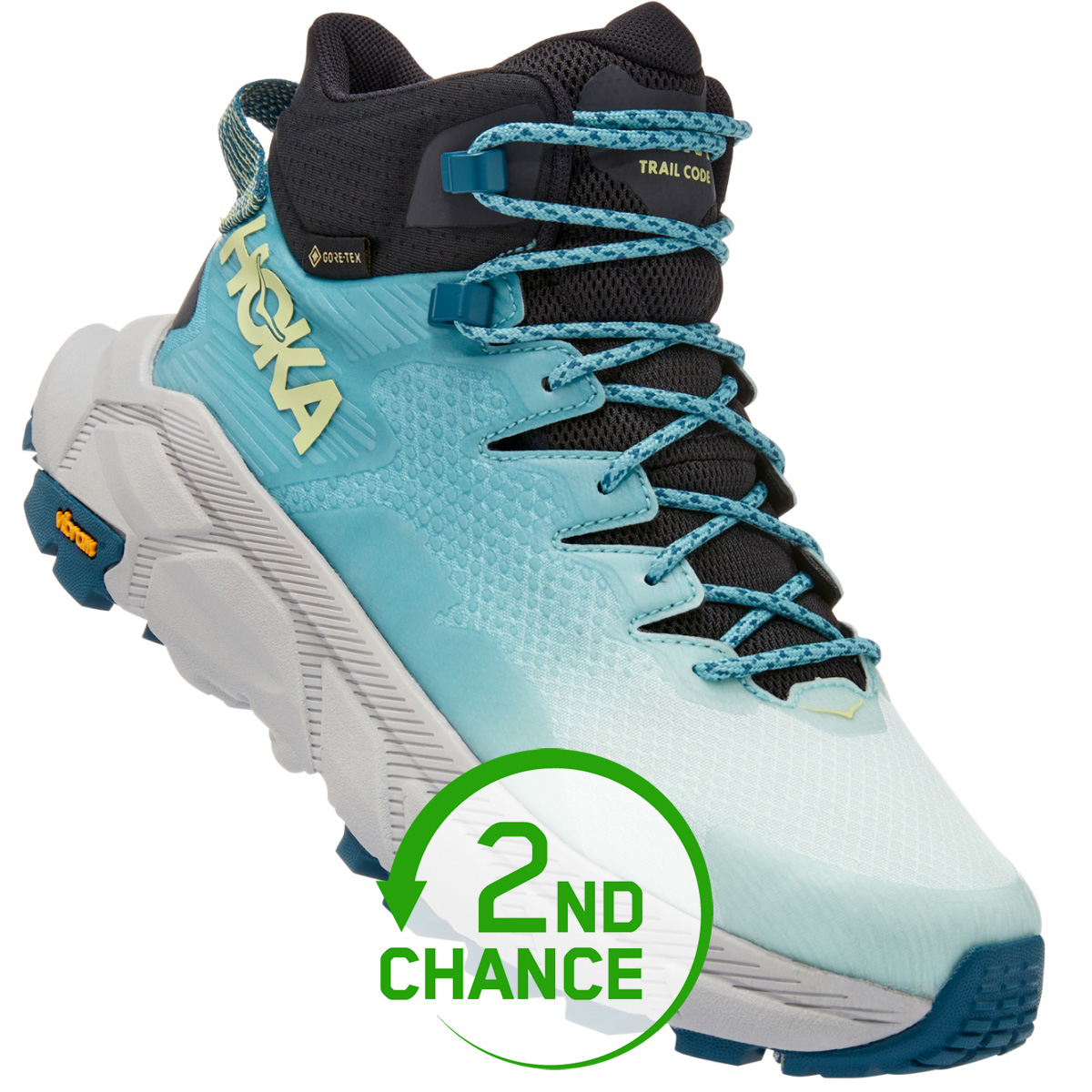Picture of Hoka Trail Code GTX Hiking Shoes Women - blue glass / coastal shade - 2nd Choice