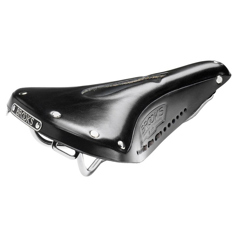 Picture of Brooks B17 Carved Bend Leather Saddle - black