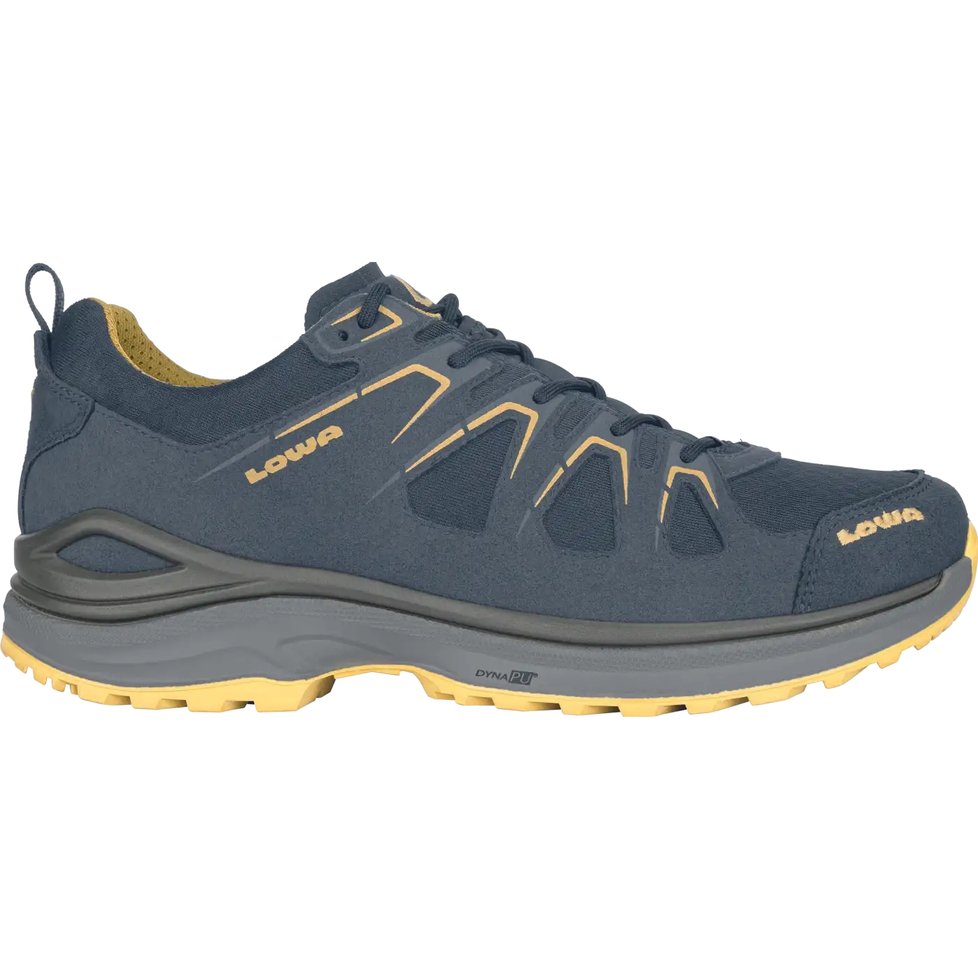 Image of LOWA Innox Evo GTX Lo Shoes - steel blue/mustard