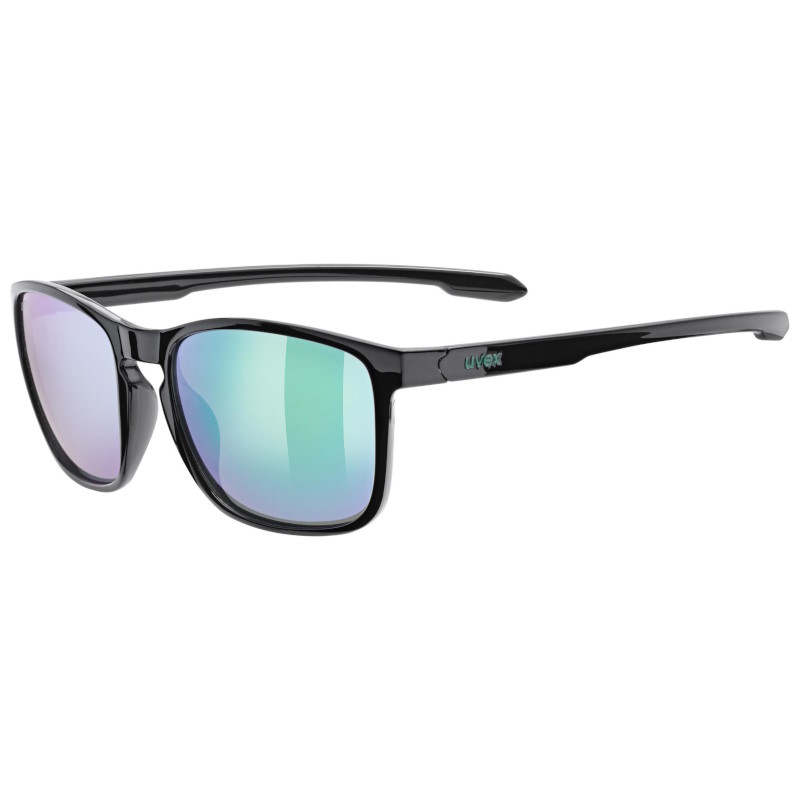 Produktbild von Uvex LGL 52 Brille - black/mirror green