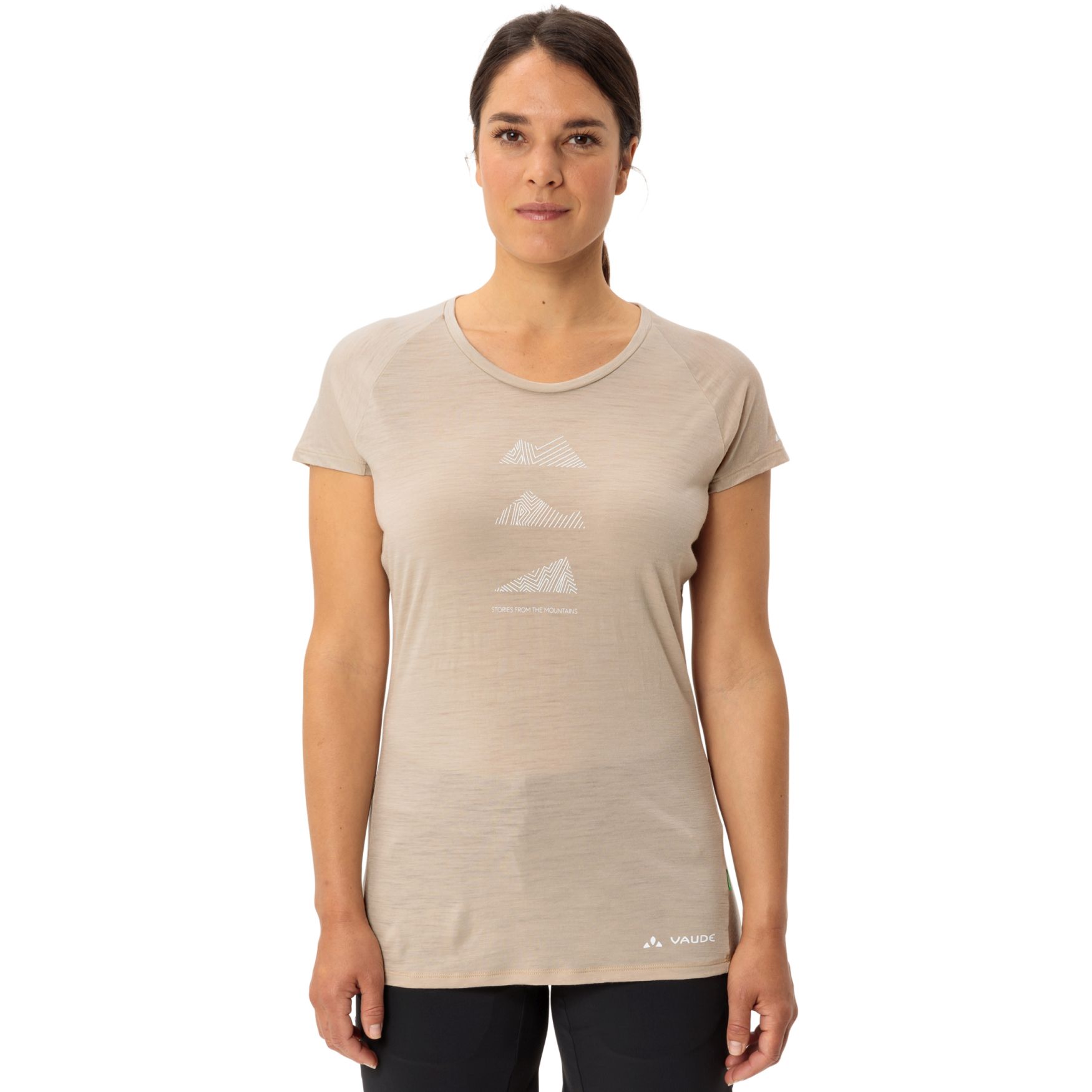 Produktbild von Vaude Tekoa Wool T-Shirt Damen - linen