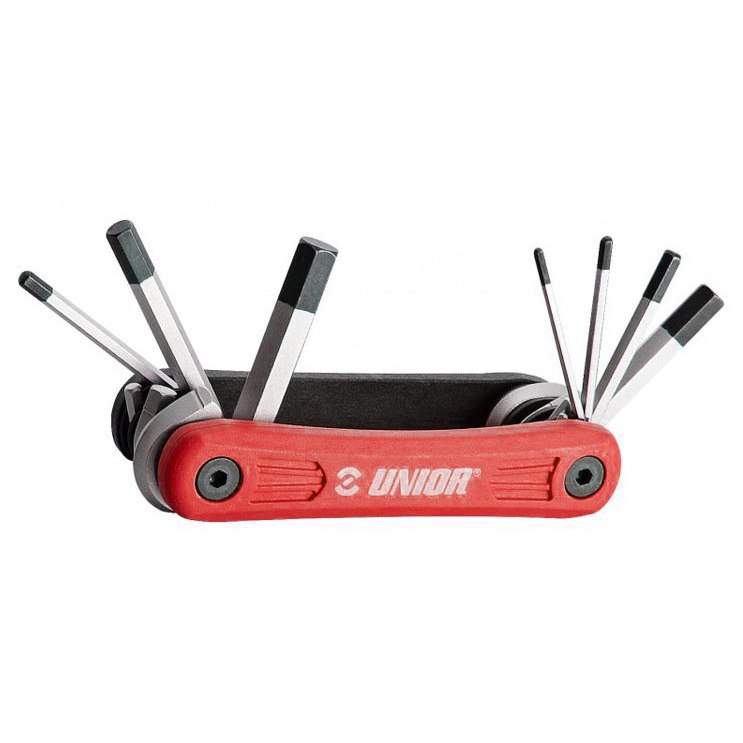 Produktbild von Unior Bike Tools Multitool EURO7 - Innensechskant-Miniwerkzeug - 1655EURO7 - rot