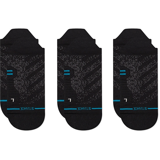 Picture of Stance Run Ultralight Tab Socks Unisex 3 Pack - black