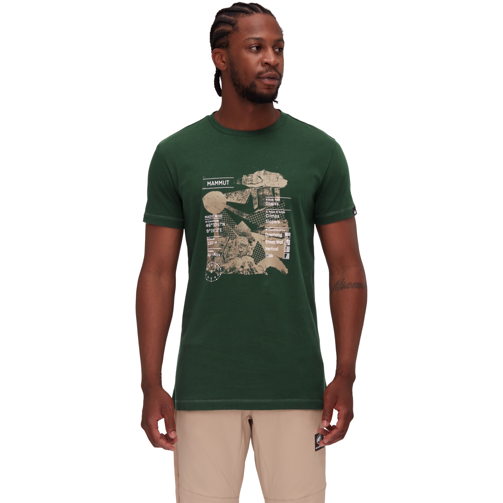 Produktbild von Mammut Massone Rocks T-Shirt Herren - woods