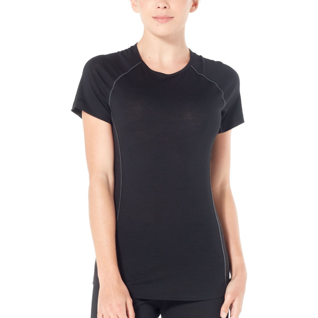 Produktbild von Icebreaker 150 Zone Crewe Damen T-Shirt - Schwarz/Mineral