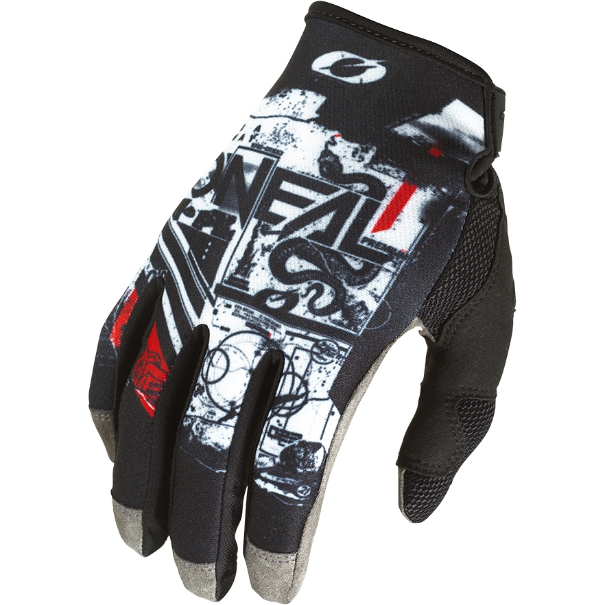 Image of O'Neal Mayhem Gloves - SCARZ V.22 black/white/red