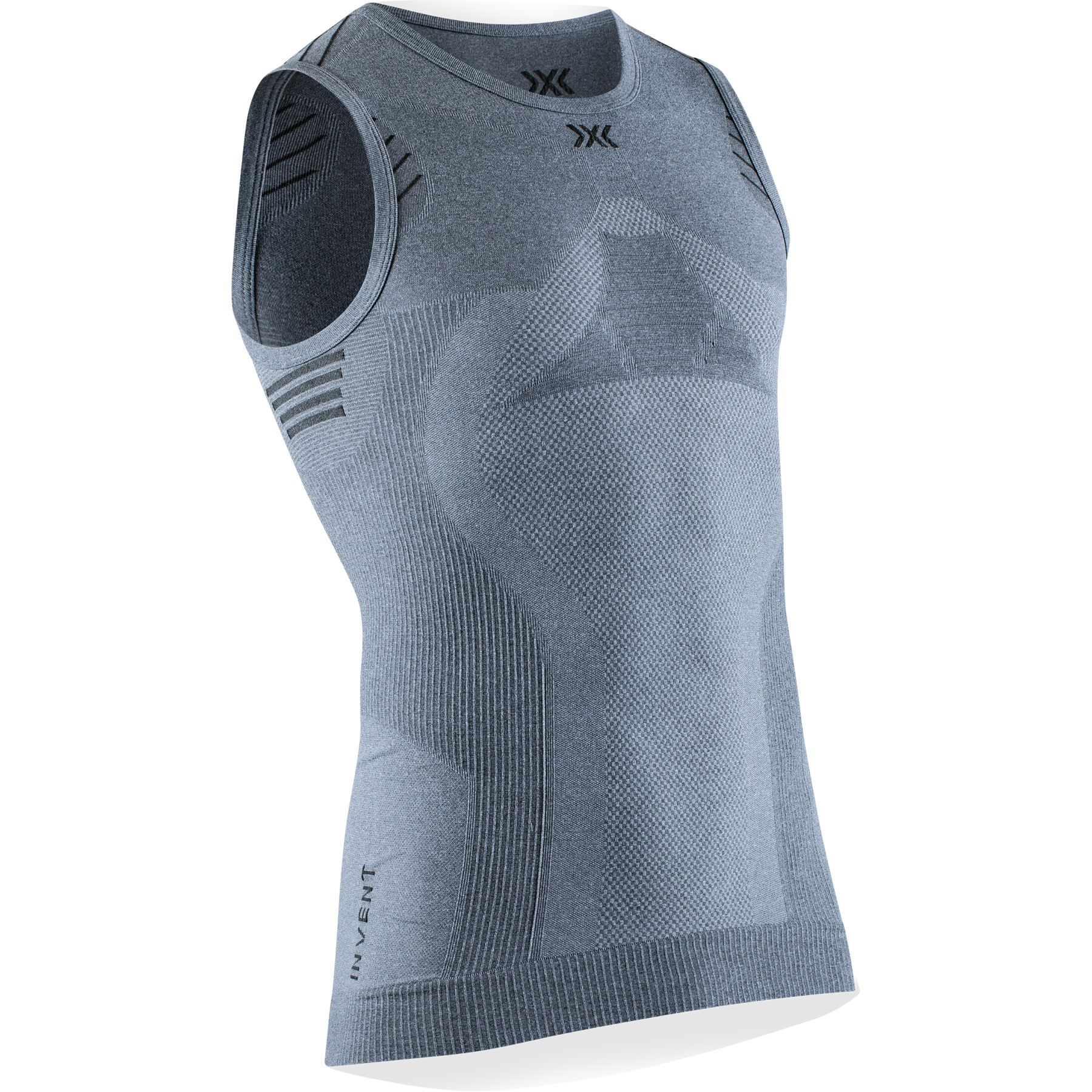 Bild von X-Bionic Invent 4.0 LT Singlet Unterhemd für Herren - grey melange/anthracite