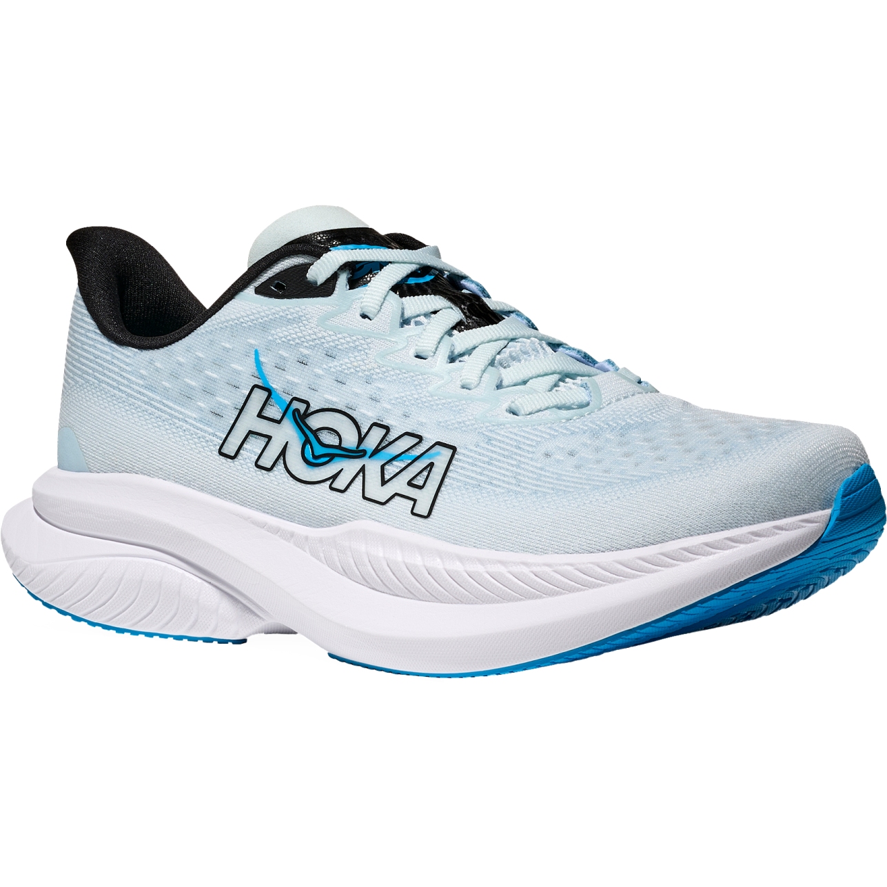 Produktbild von Hoka Mach 6 Laufschuhe Damen - tundra blue / raindrop