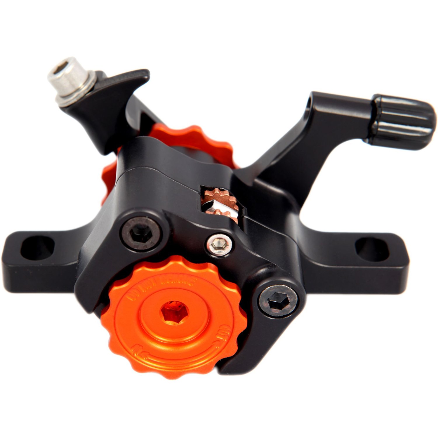 Paul Component Klamper - Disc Brake Caliper - Short-Pull - Postmount -  black-orange