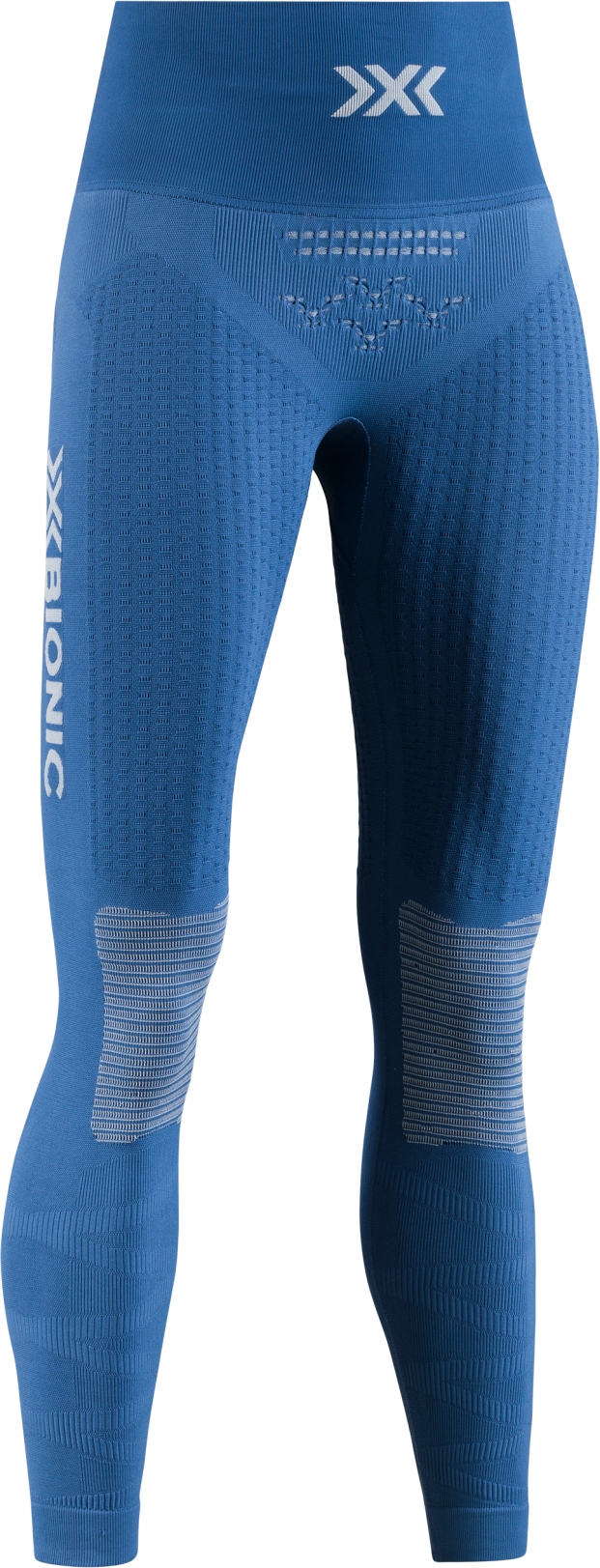X-Bionic Energizer 4.0 7/8 Fitness Pants Women - jeans blue/pearl beige