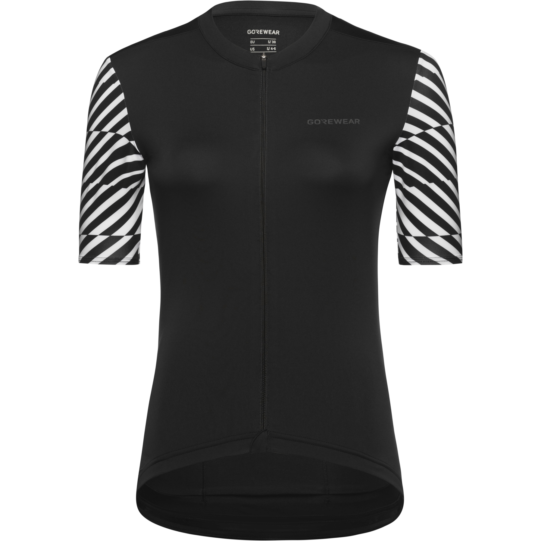 Produktbild von GOREWEAR Swiftride Optical Kurzarm-Trikot Damen - schwarz/weiß 9901
