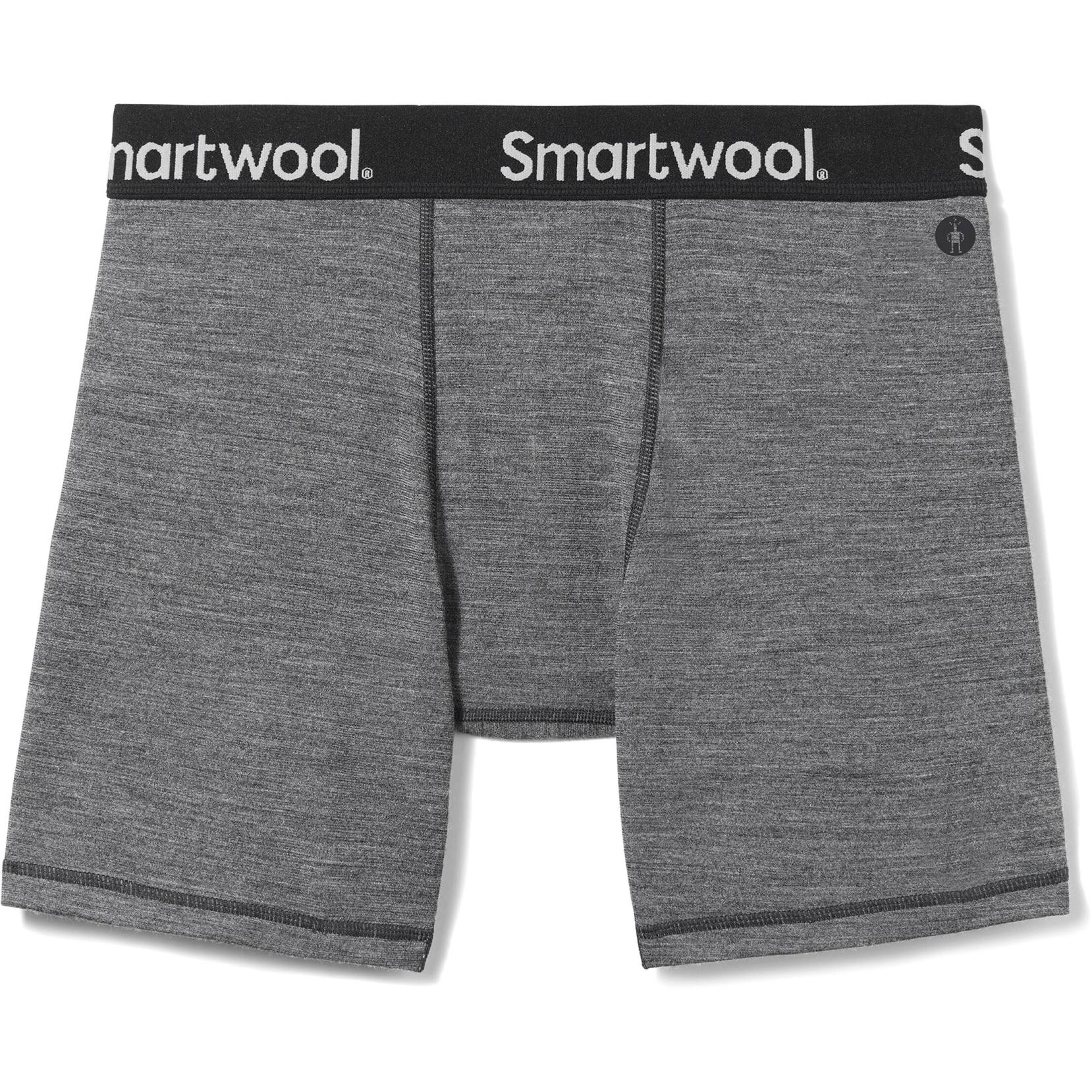 Produktbild von SmartWool Boxed Boxershorts Herren - 084 medium gray heather