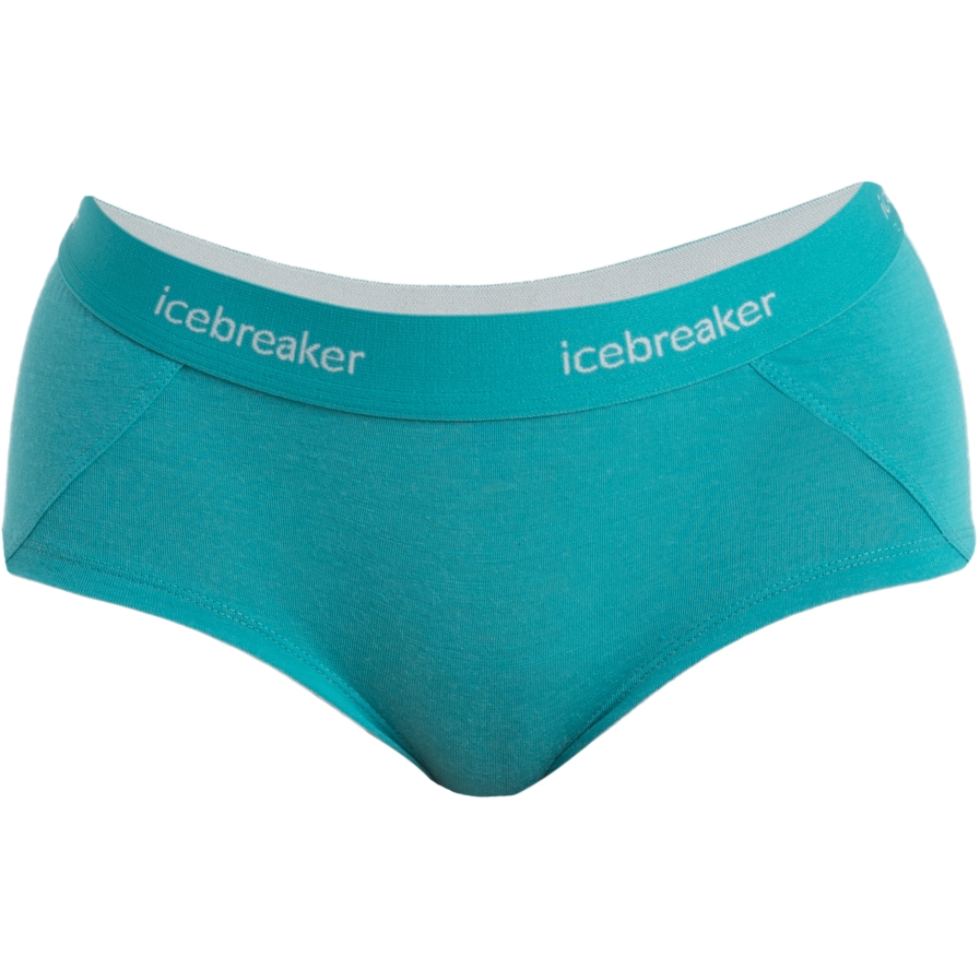 Foto de Icebreaker Slip Mujer - Merino Sprite Hot Pants - Flux Green
