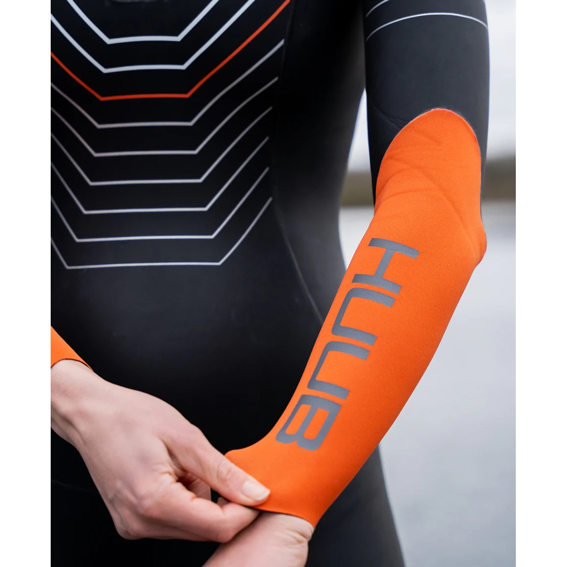 HUUB Design Araya Wetsuit Men - black/orange | BIKE24