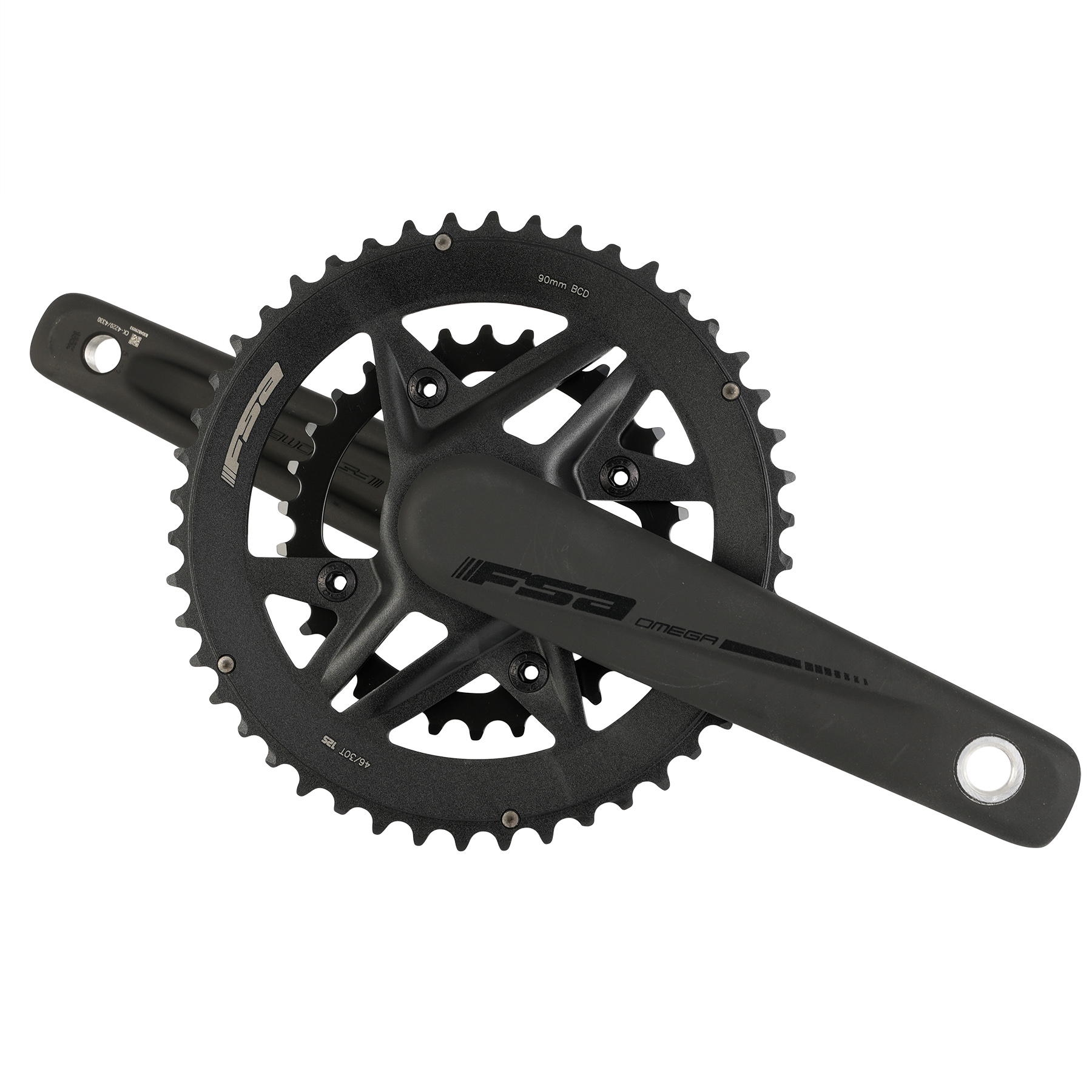 Bild von FSA Omega Kurbelgarnitur - Road/Gravel | MegaExo 19 | 12-fach - 46/30 Zähne