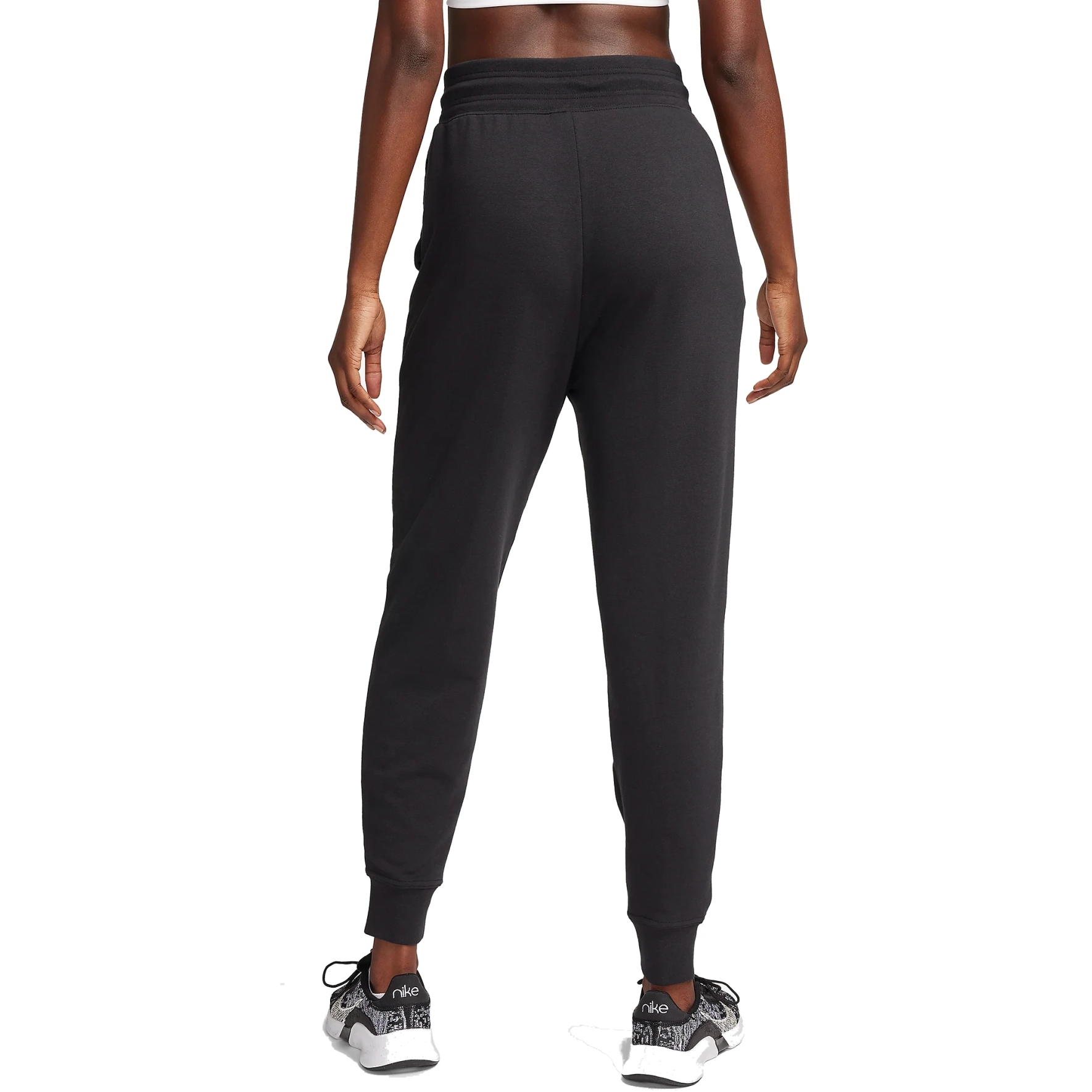 Nike Dri-FIT One High-Waisted 7/8 Jogger Pants Women - black FB5575-010