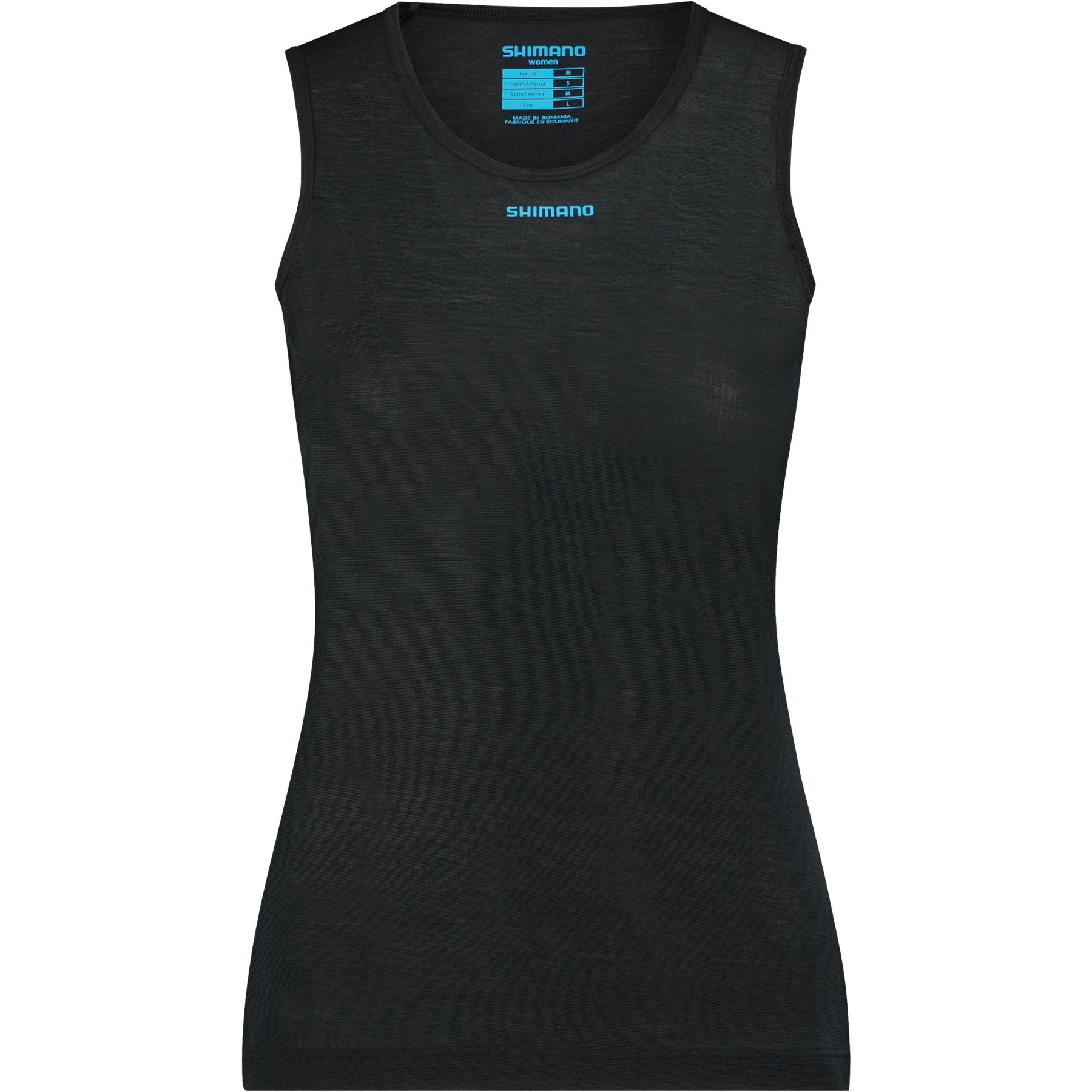Produktbild von Shimano Vertex Prima Ärmelloser Base Layer Damen - schwarz
